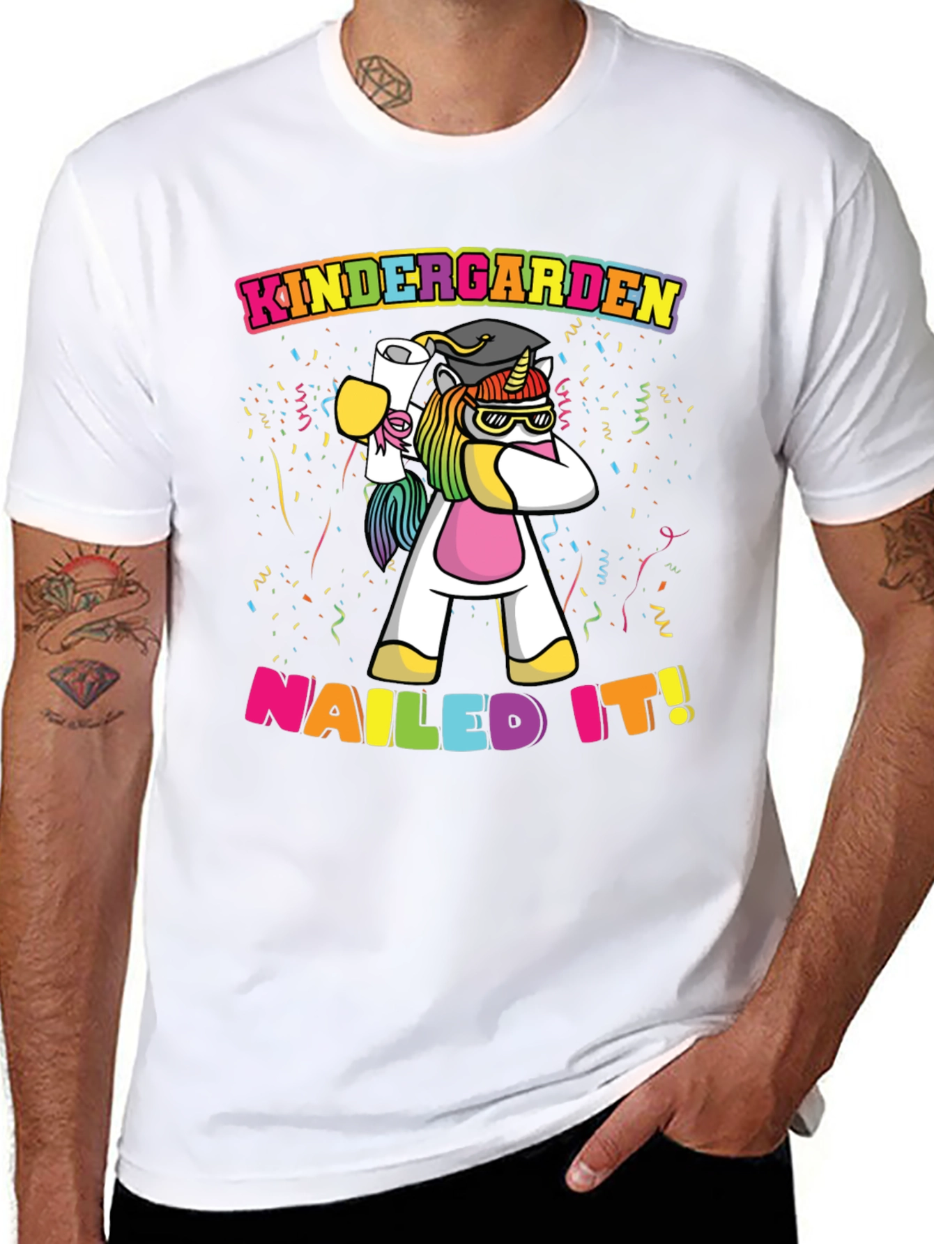 Kindergarten Nailed It Unicorn T-Shirt