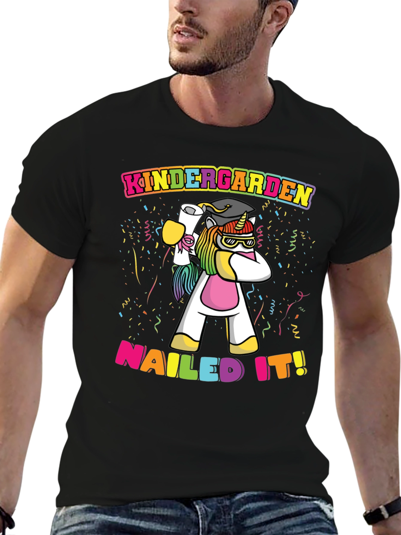 Kindergarten Nailed It Unicorn T-Shirt