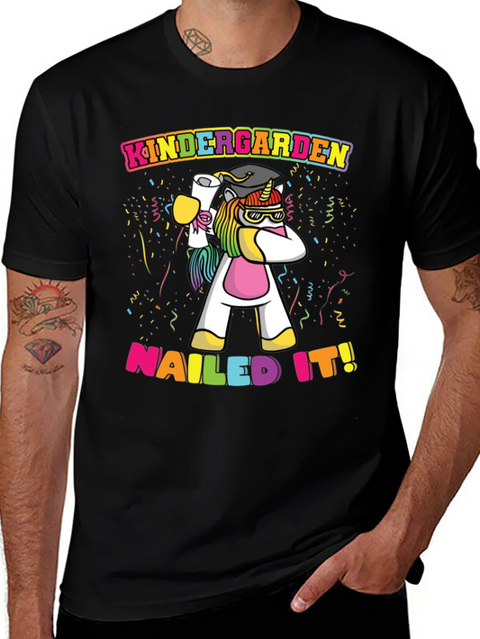 Kindergarten Nailed It Unicorn T-Shirt