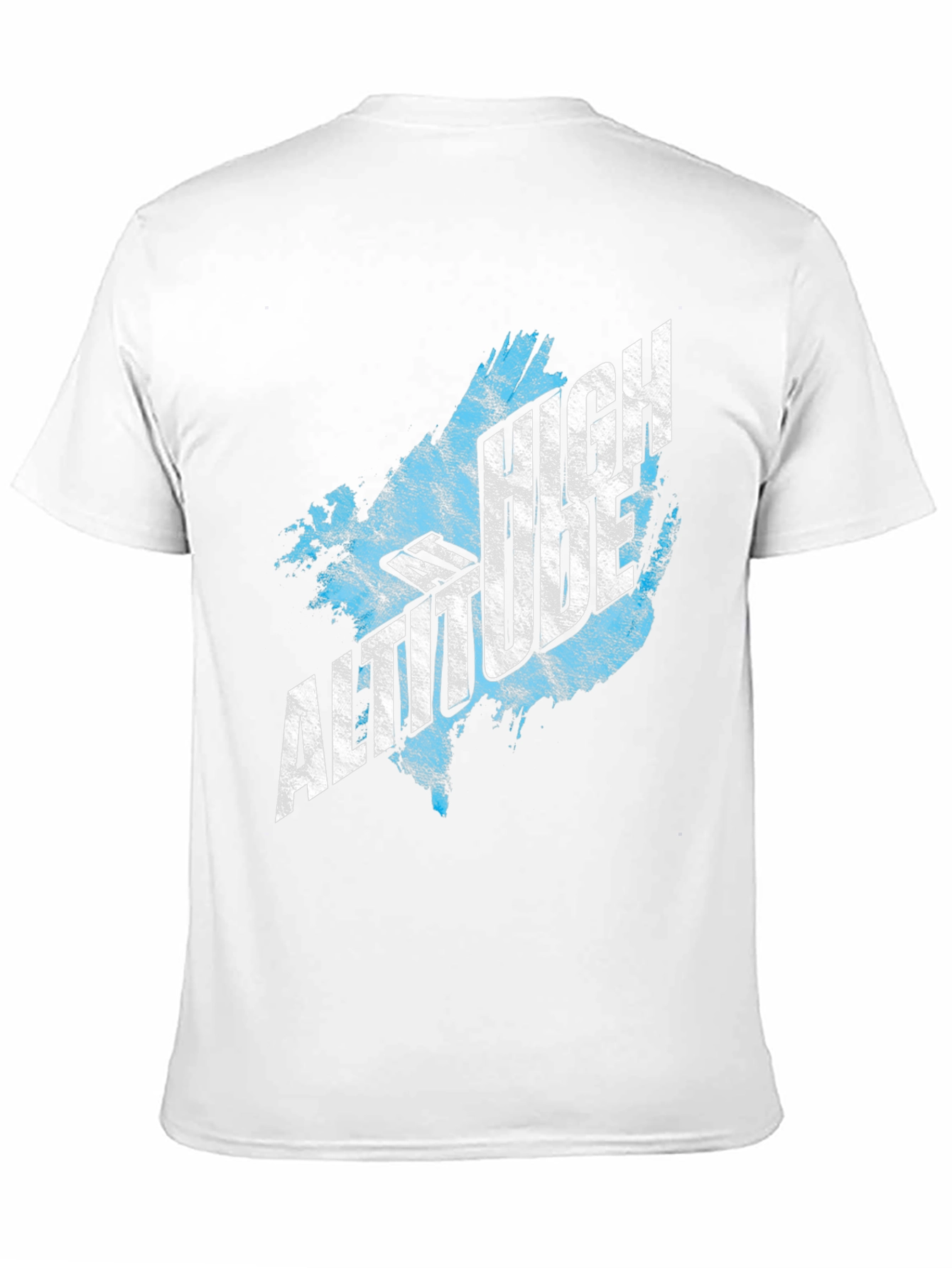 High Altitude Graphic Tee - Black Cotton T-Shirt