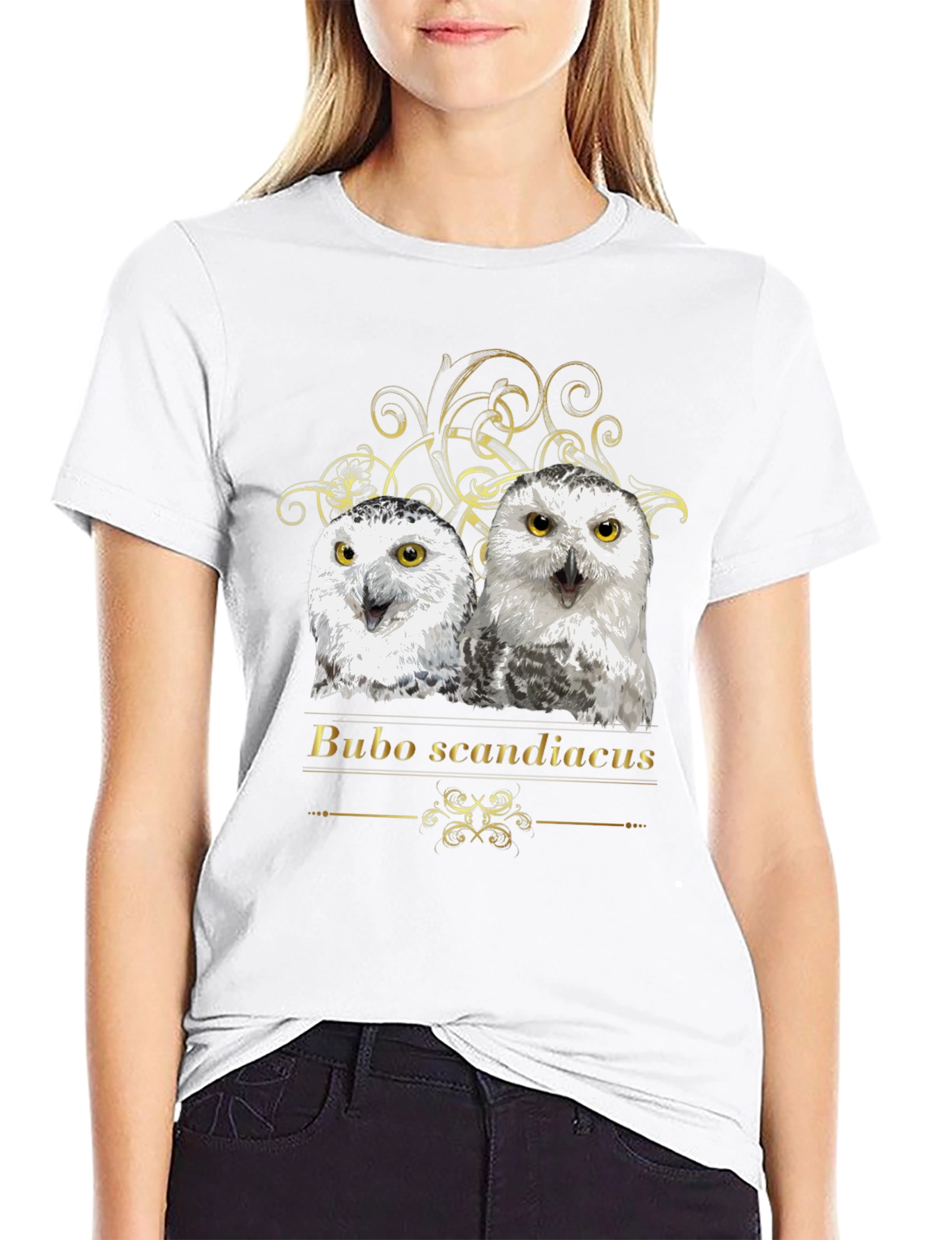 Bubo Scandiacus Owl T-Shirt