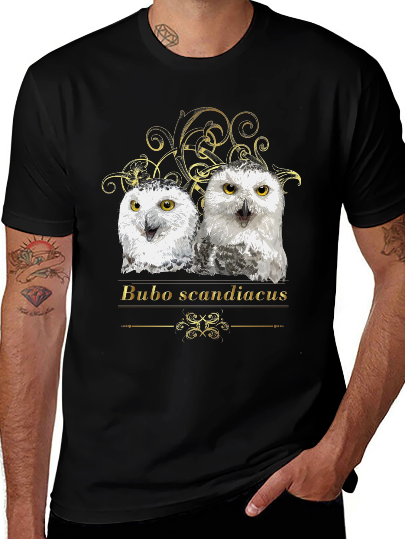 Bubo Scandiacus Owl T-Shirt