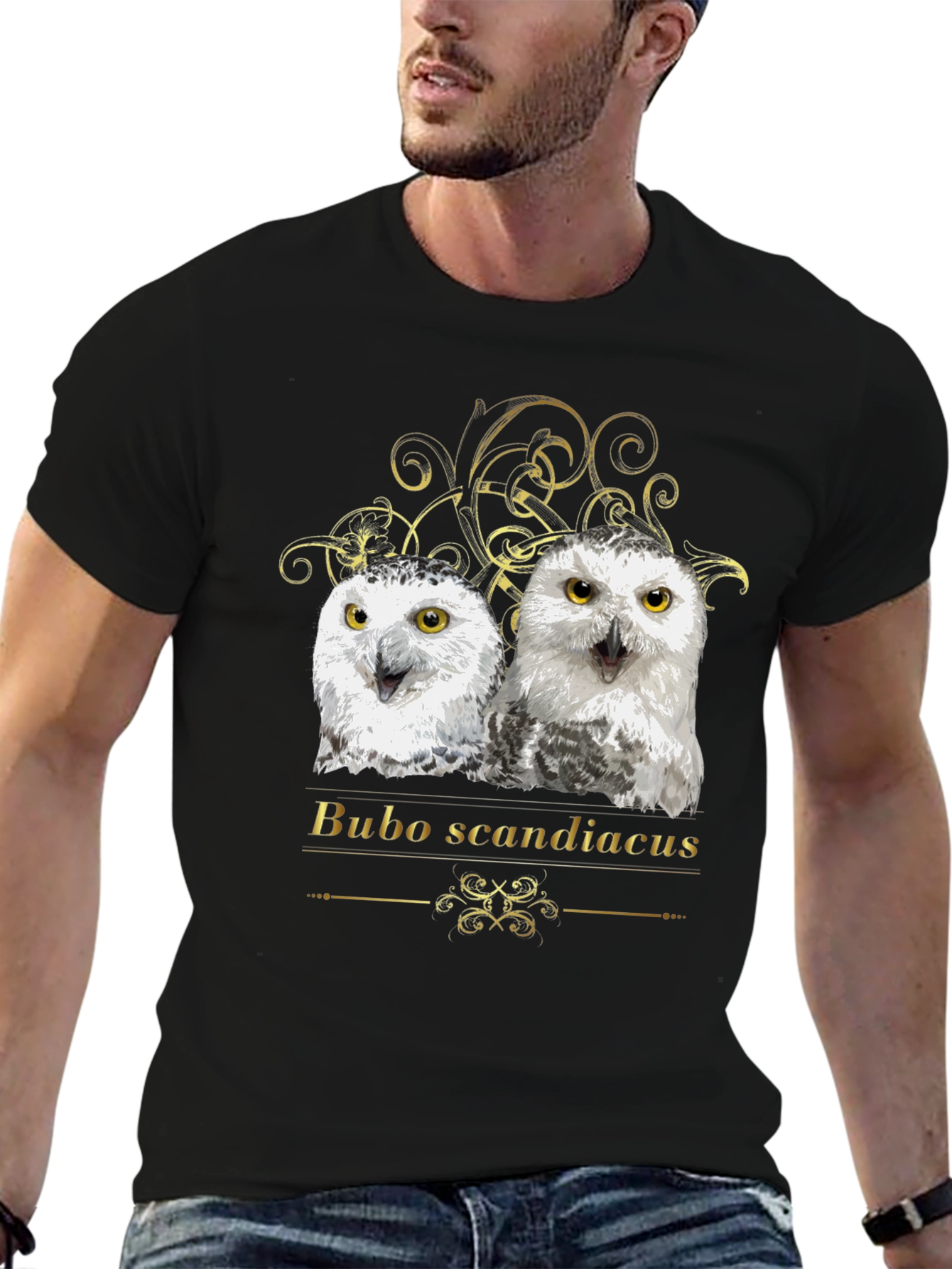 Bubo Scandiacus Owl T-Shirt
