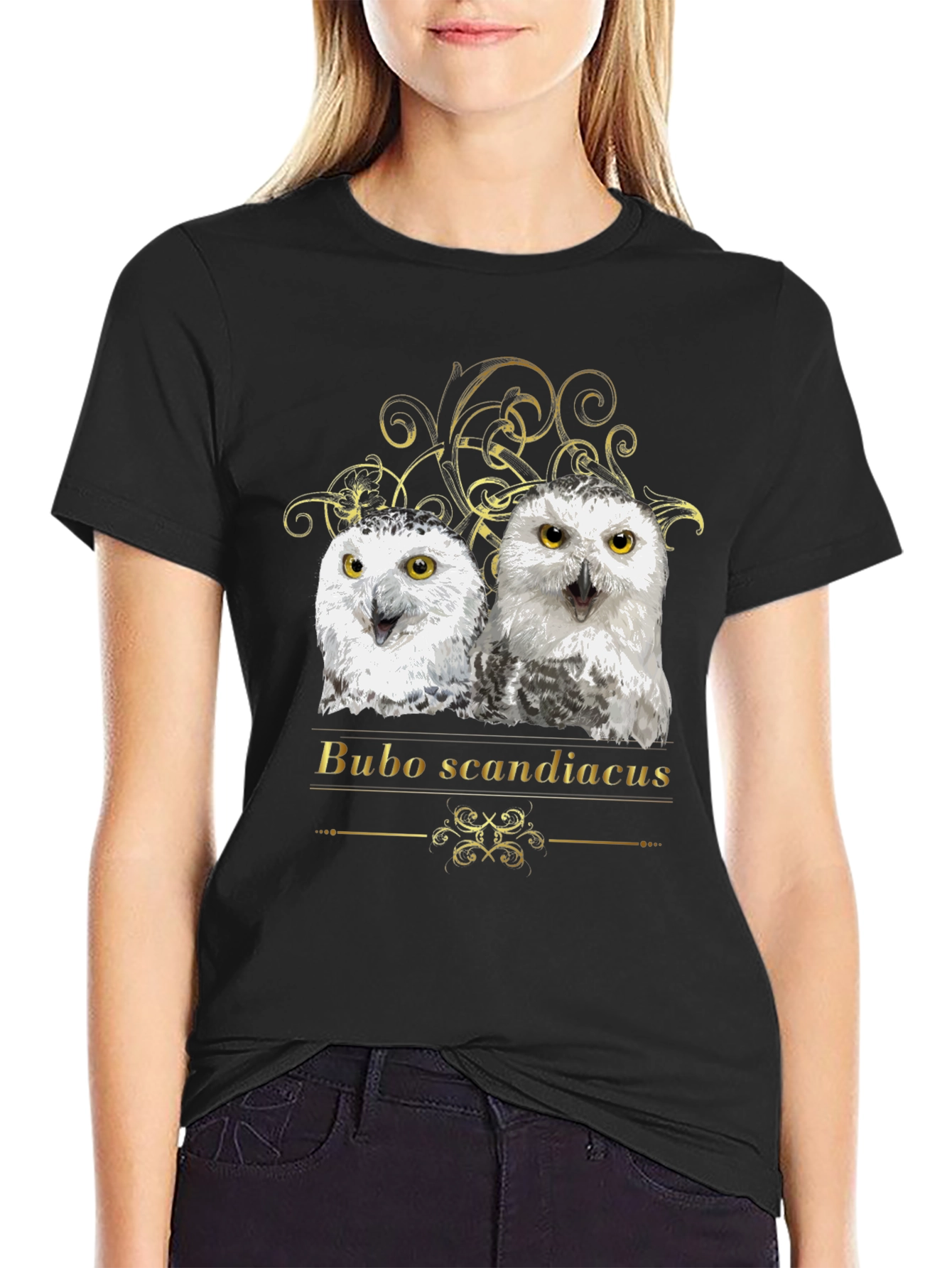Bubo Scandiacus Owl T-Shirt