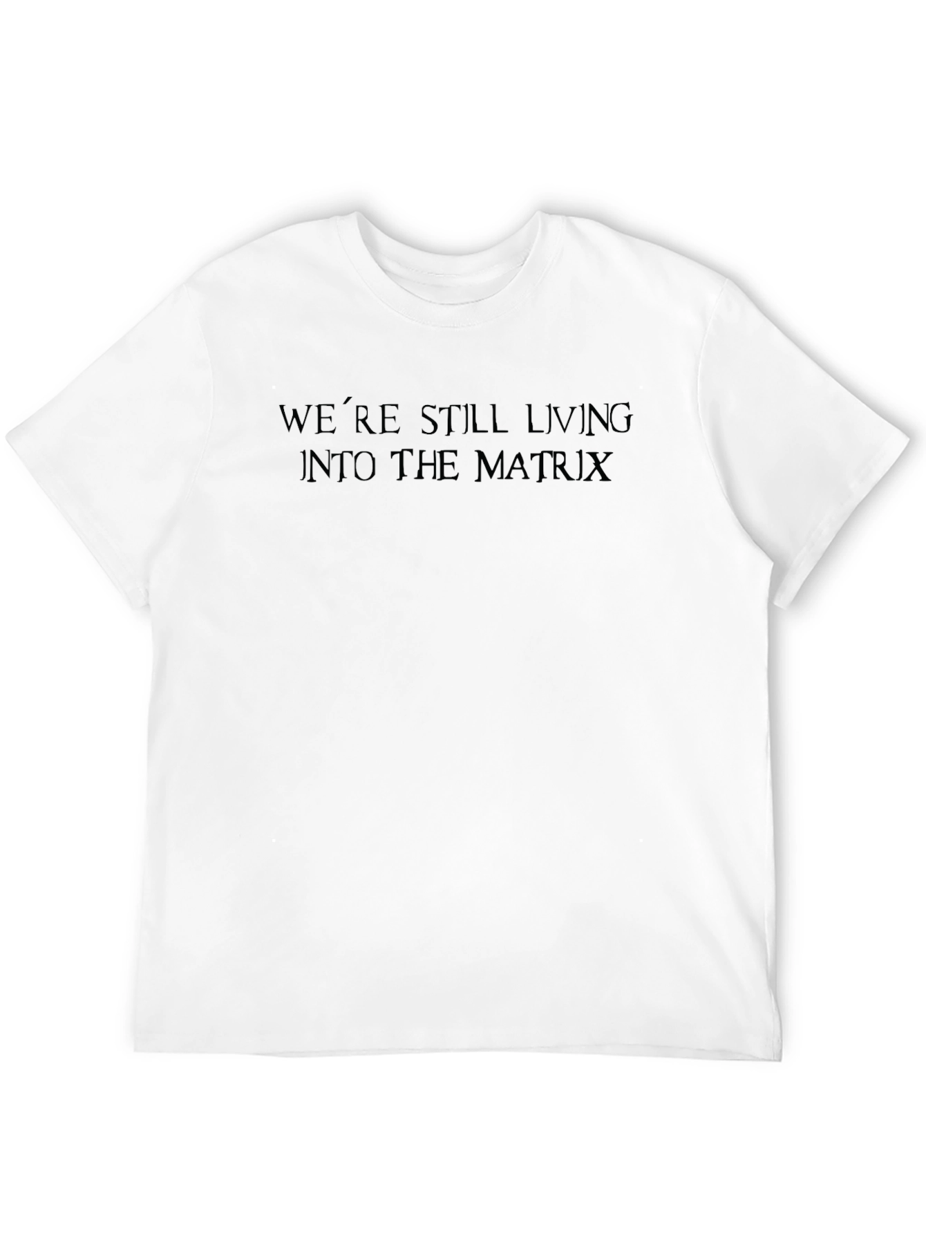 Matrix T-Shirt - Mens Black Crew Neck Tee