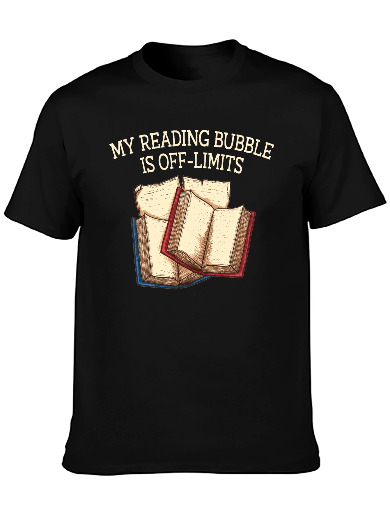Reading Bubble T-Shirt: Off-Limits Book Lover Tee
