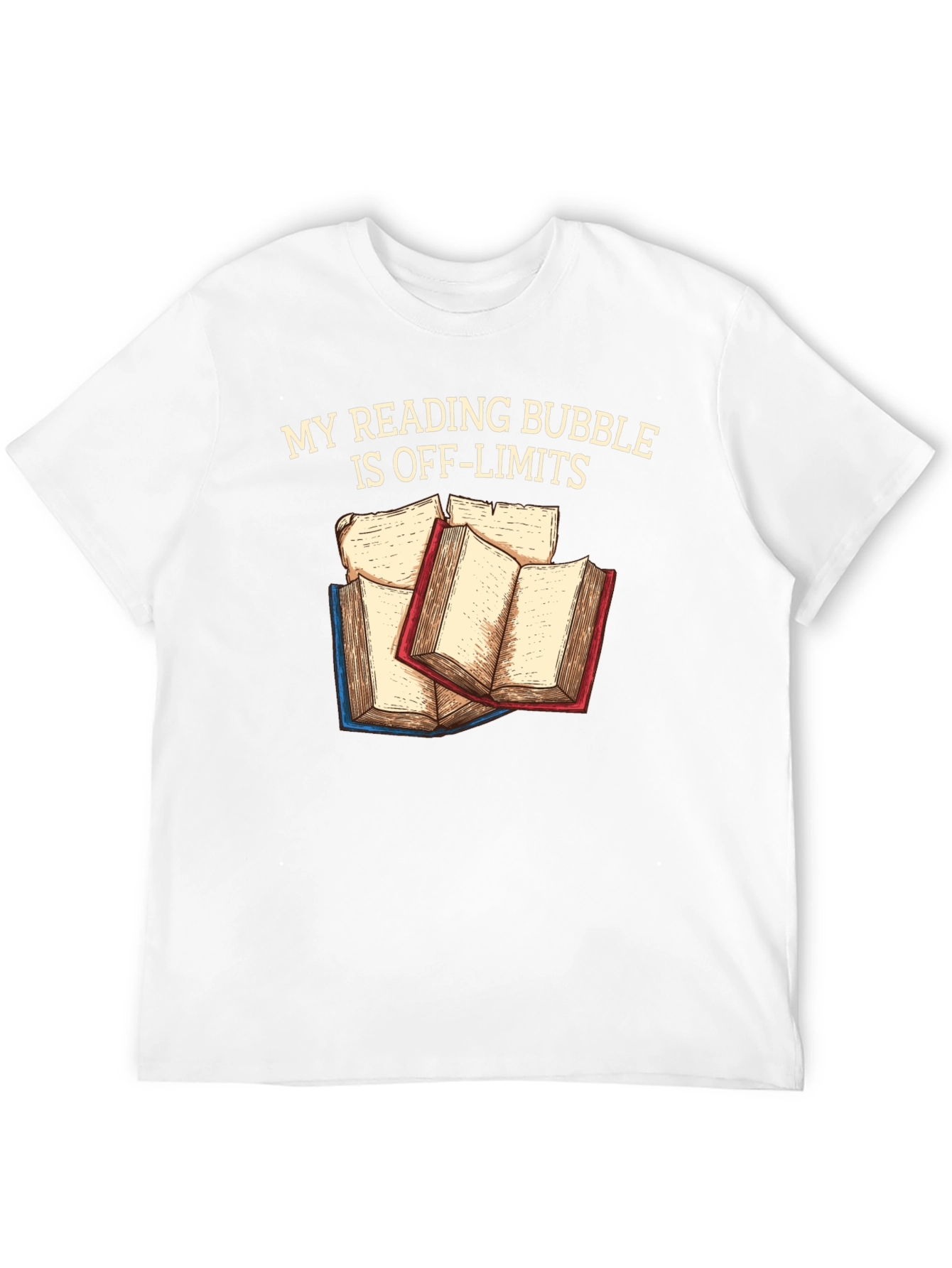 Reading Bubble T-Shirt: Off-Limits Book Lover Tee