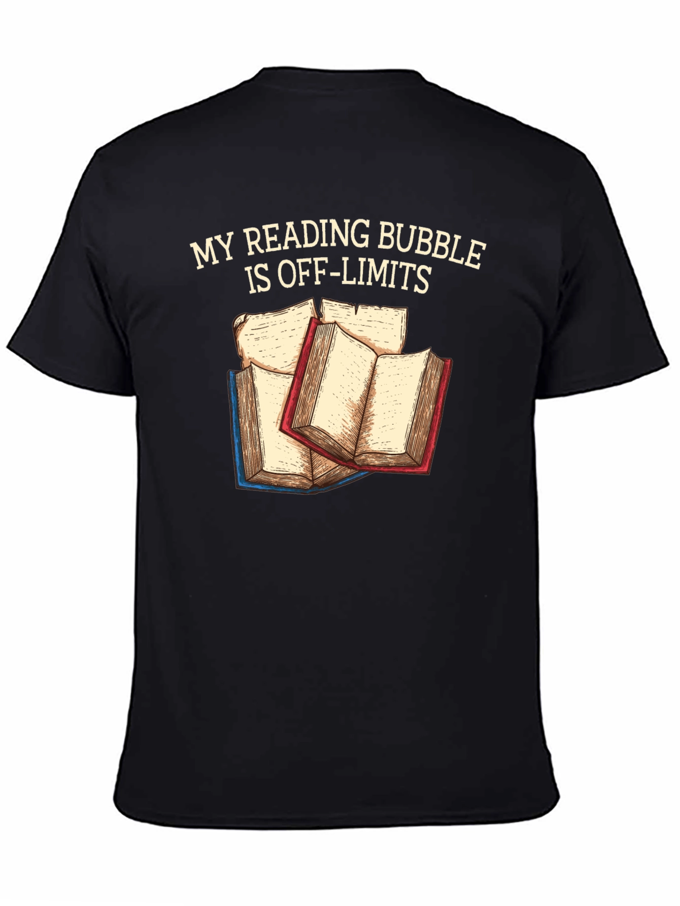 Reading Bubble T-Shirt: Off-Limits Book Lover Tee