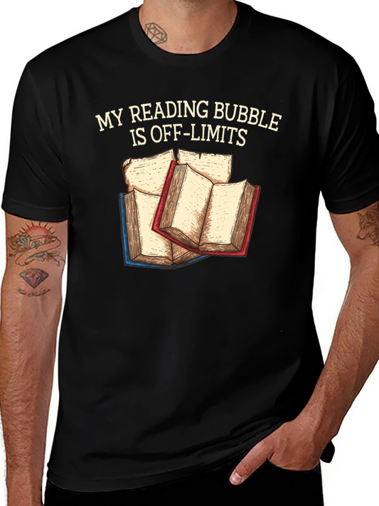 Reading Bubble T-Shirt: Off-Limits Book Lover Tee
