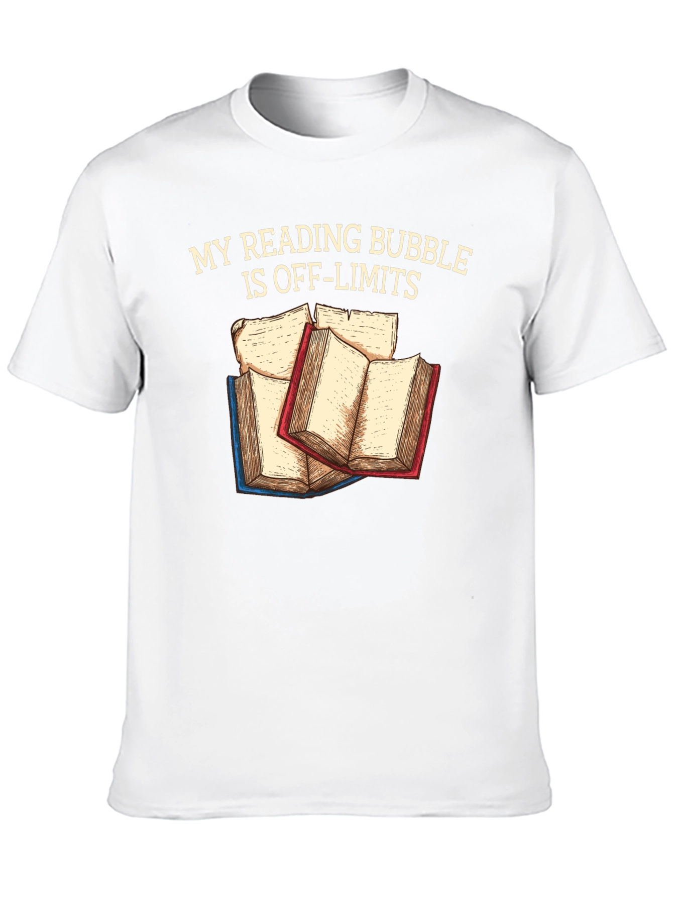 Reading Bubble T-Shirt: Off-Limits Book Lover Tee