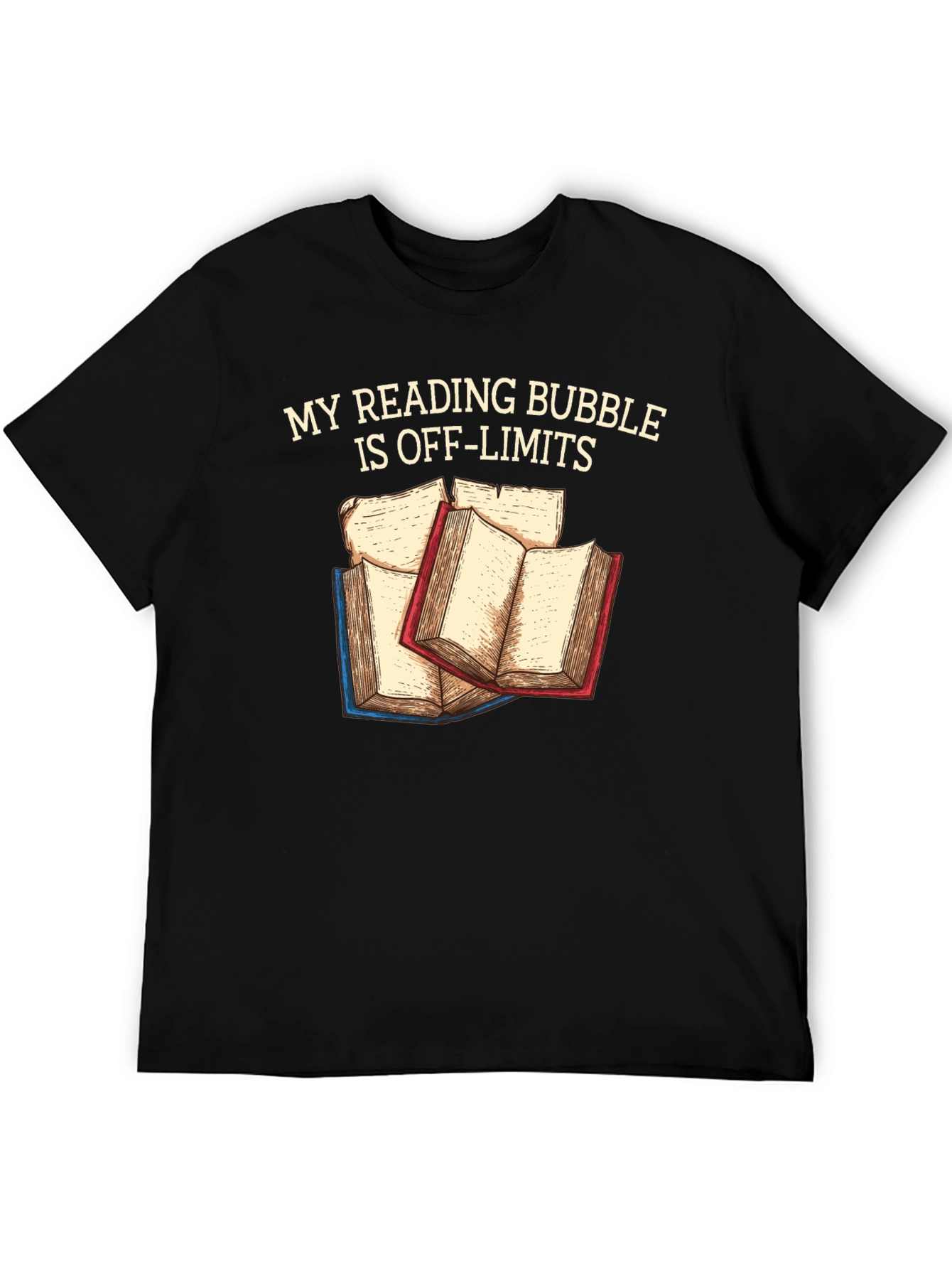 Reading Bubble T-Shirt: Off-Limits Book Lover Tee