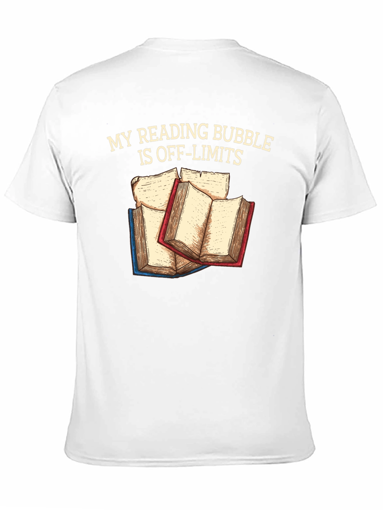 Reading Bubble T-Shirt: Off-Limits Book Lover Tee