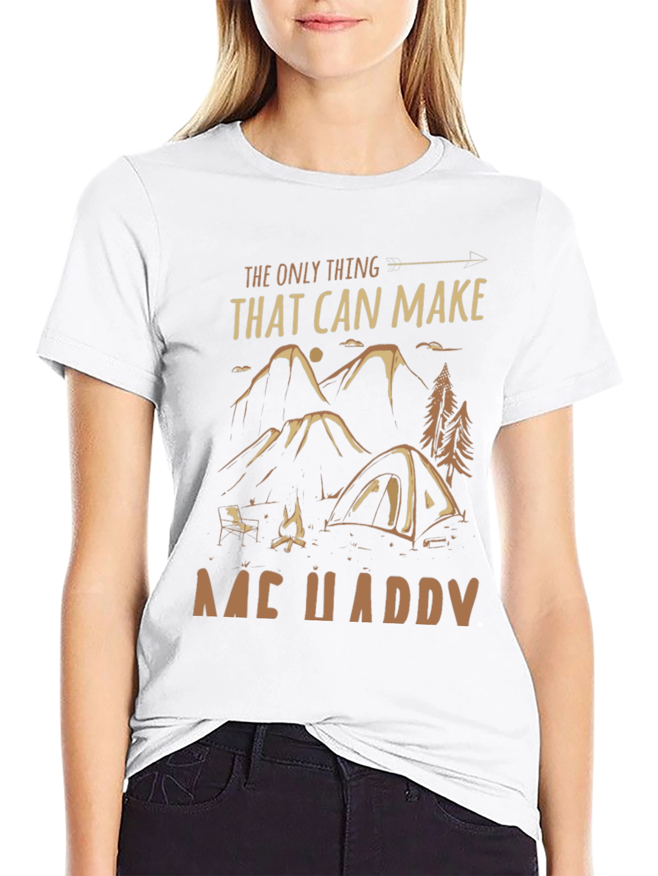 Happy Camper T-Shirt | Outdoors Adventure