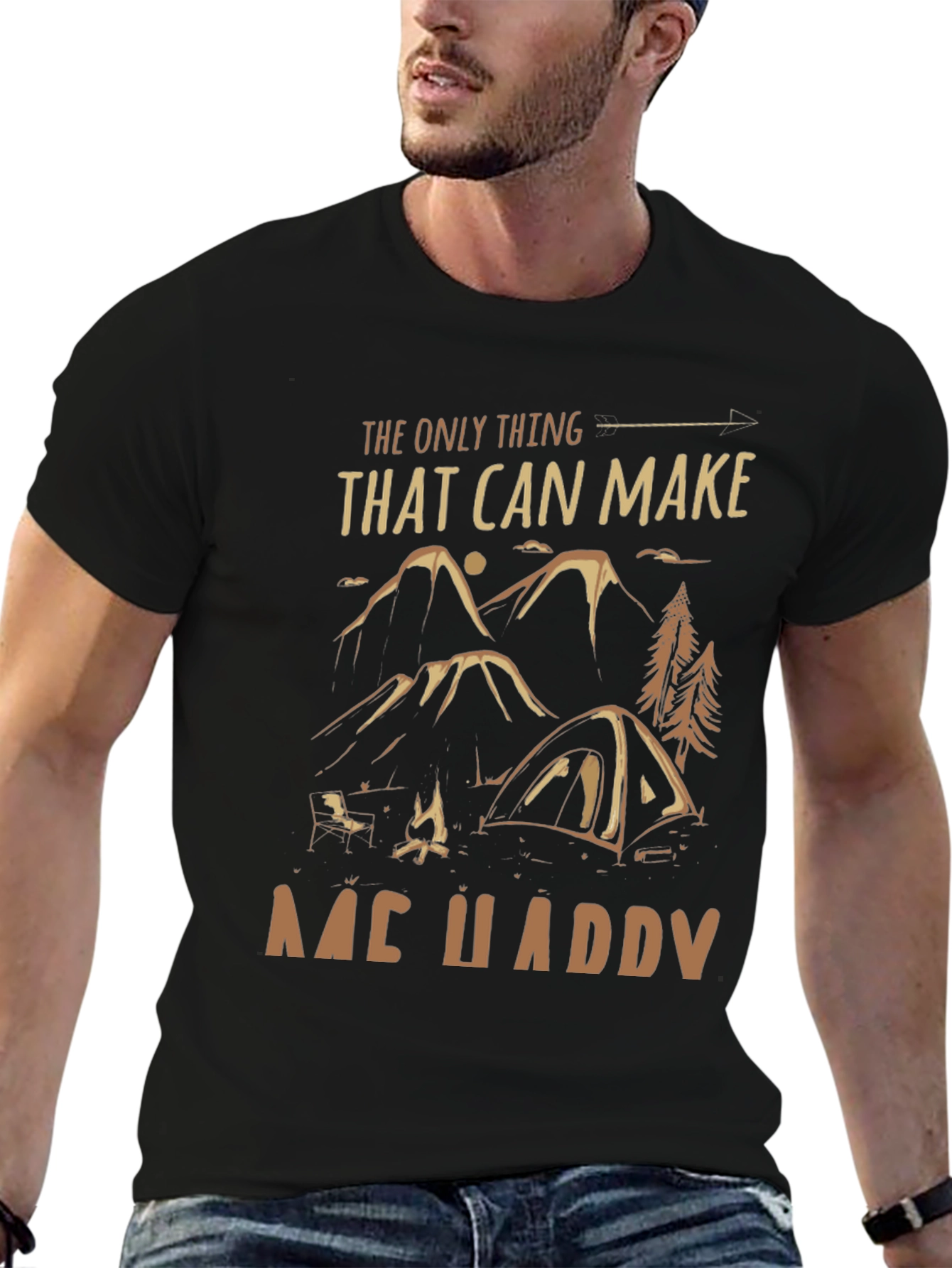 Happy Camper T-Shirt | Outdoors Adventure
