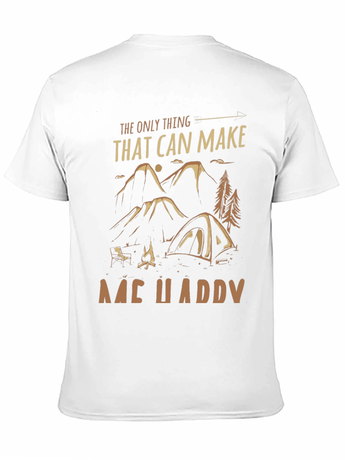 Happy Camper T-Shirt | Outdoors Adventure
