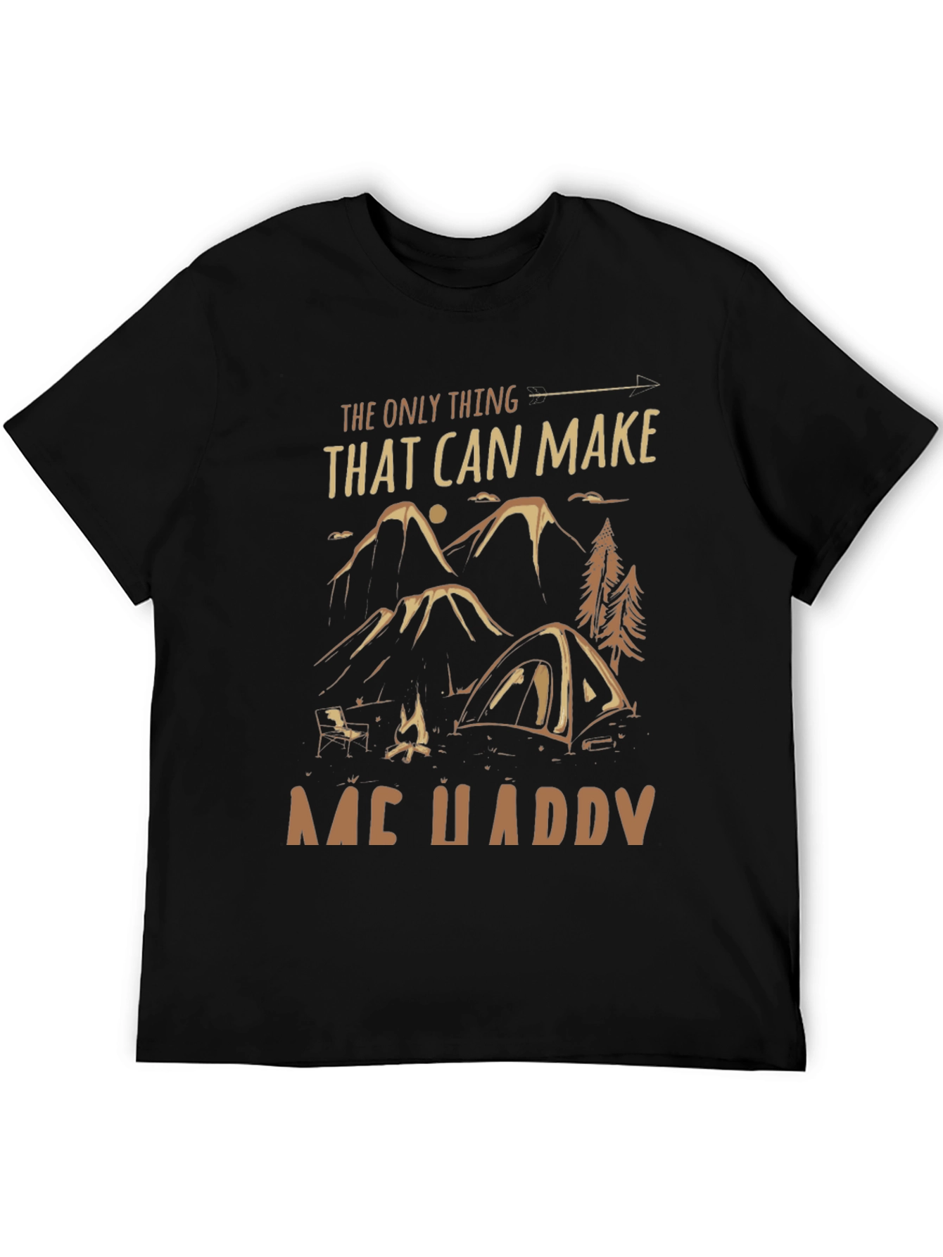 Happy Camper T-Shirt | Outdoors Adventure
