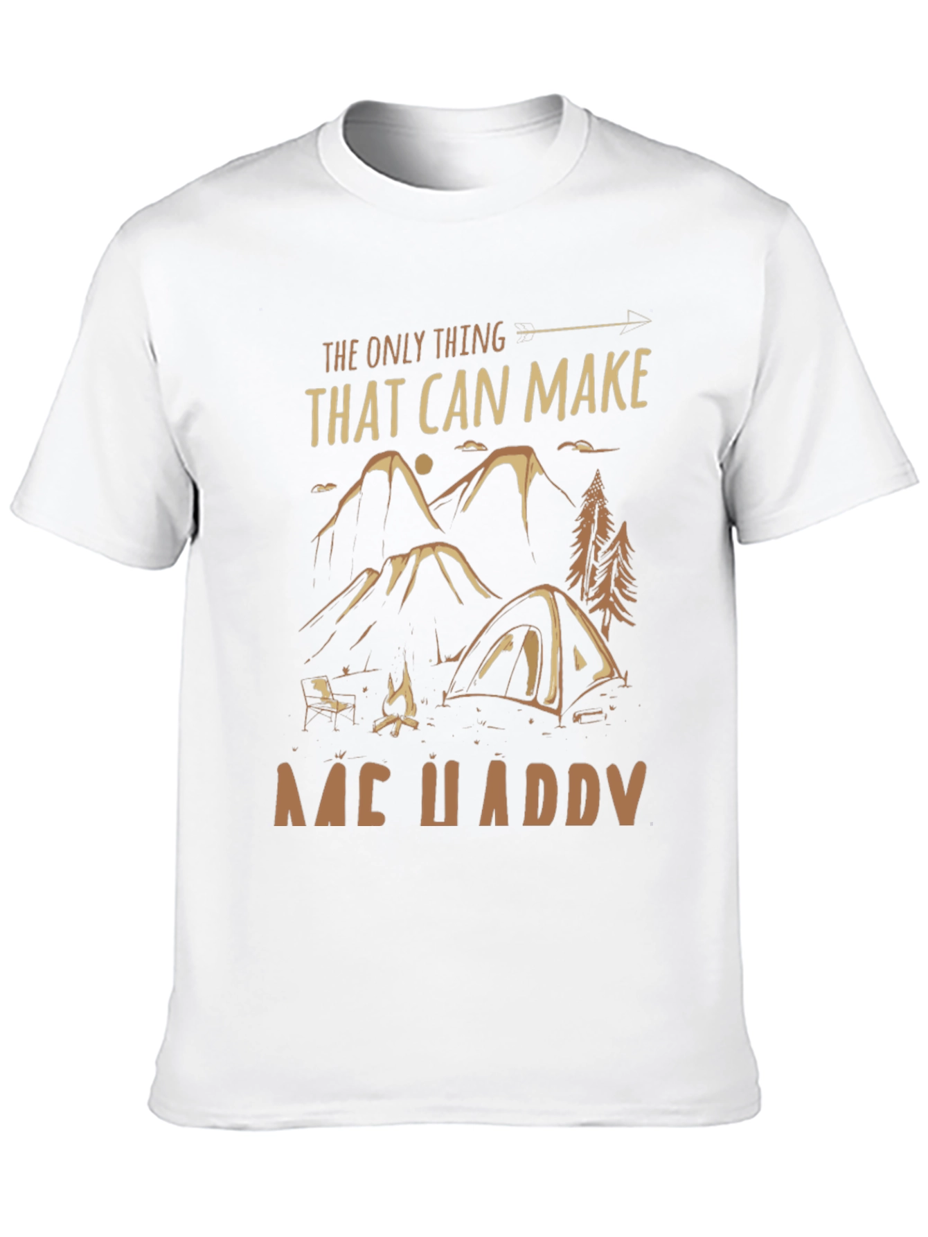 Happy Camper T-Shirt | Outdoors Adventure