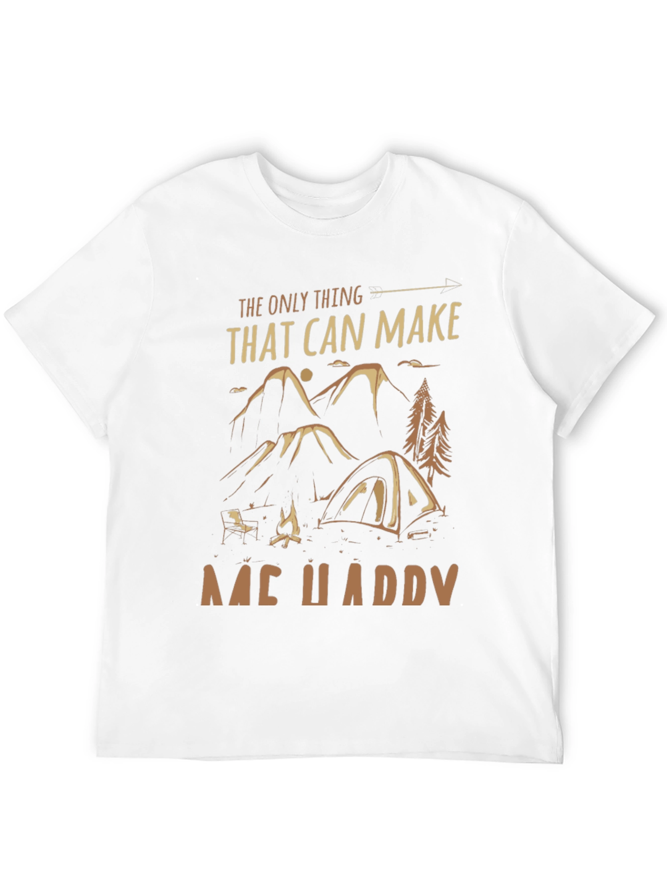 Happy Camper T-Shirt | Outdoors Adventure
