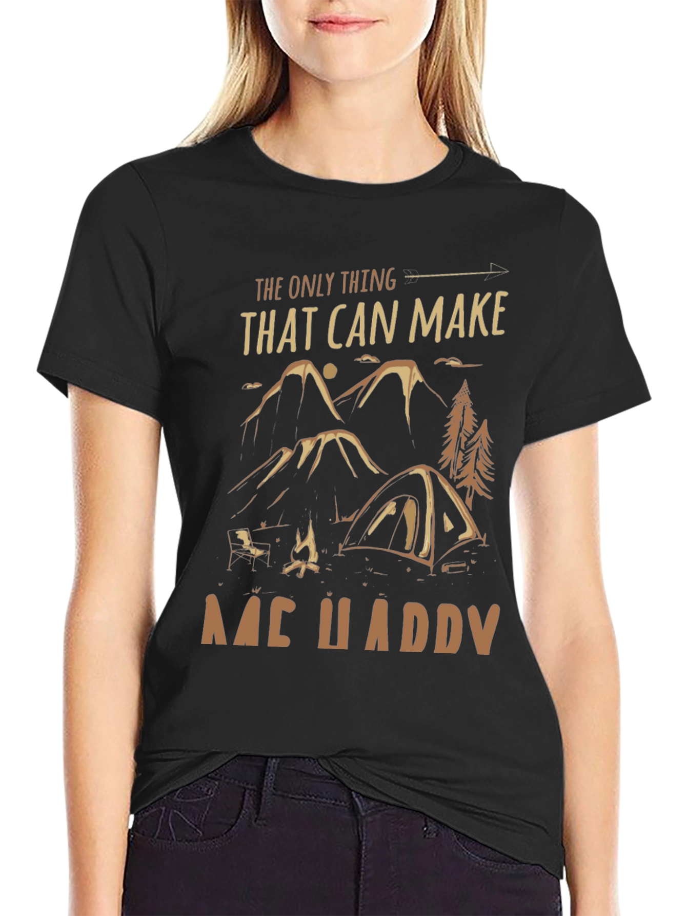 Happy Camper T-Shirt | Outdoors Adventure