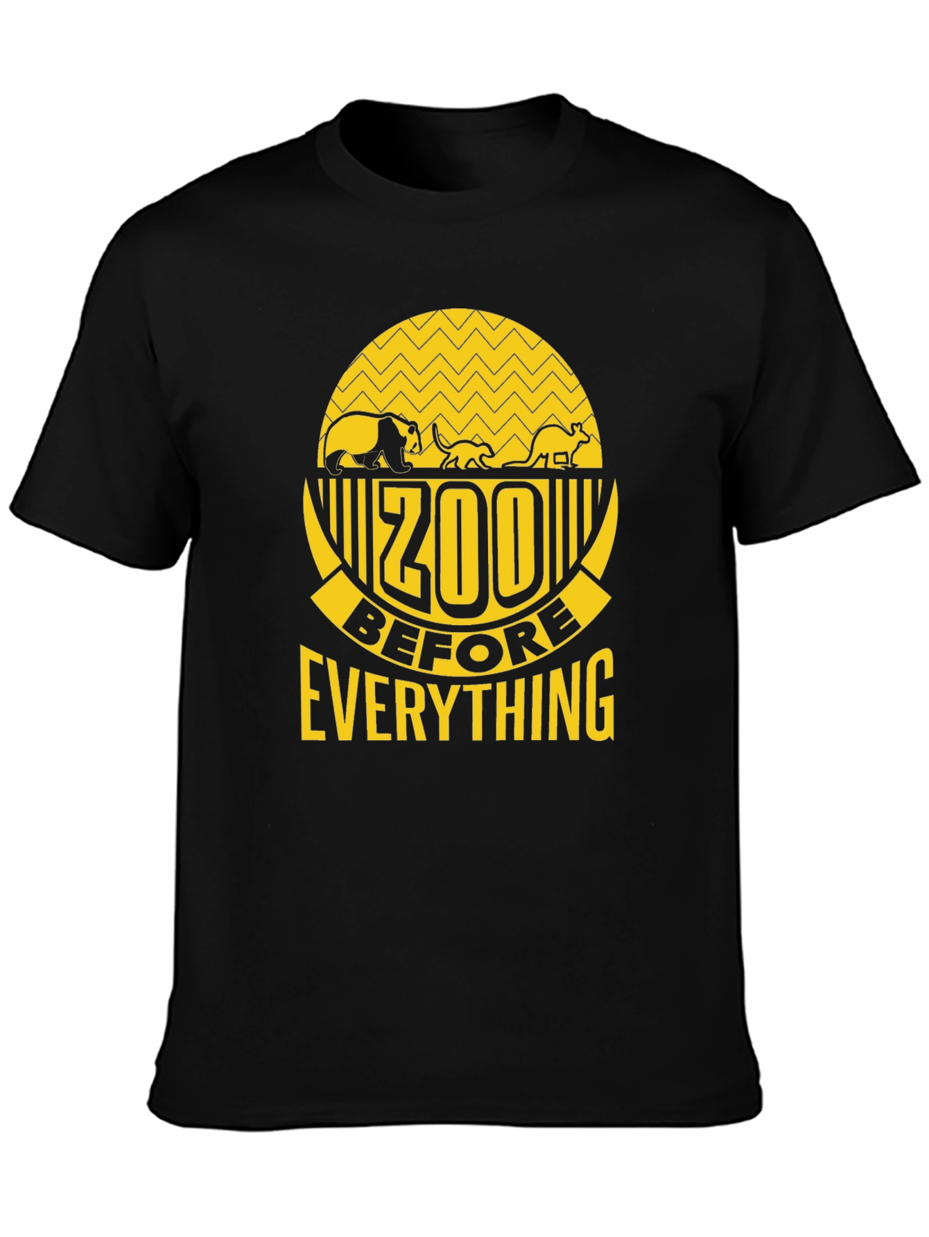 Zoo Before Everything Black T-Shirt