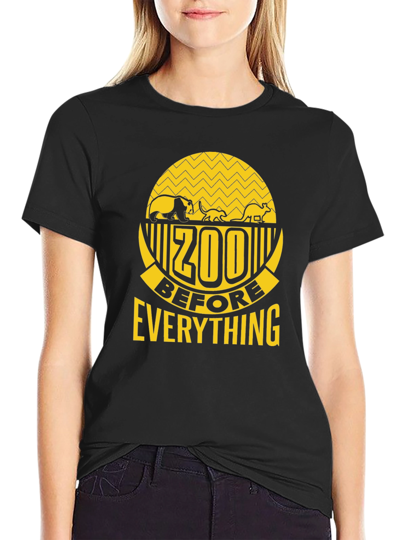 Zoo Before Everything Black T-Shirt