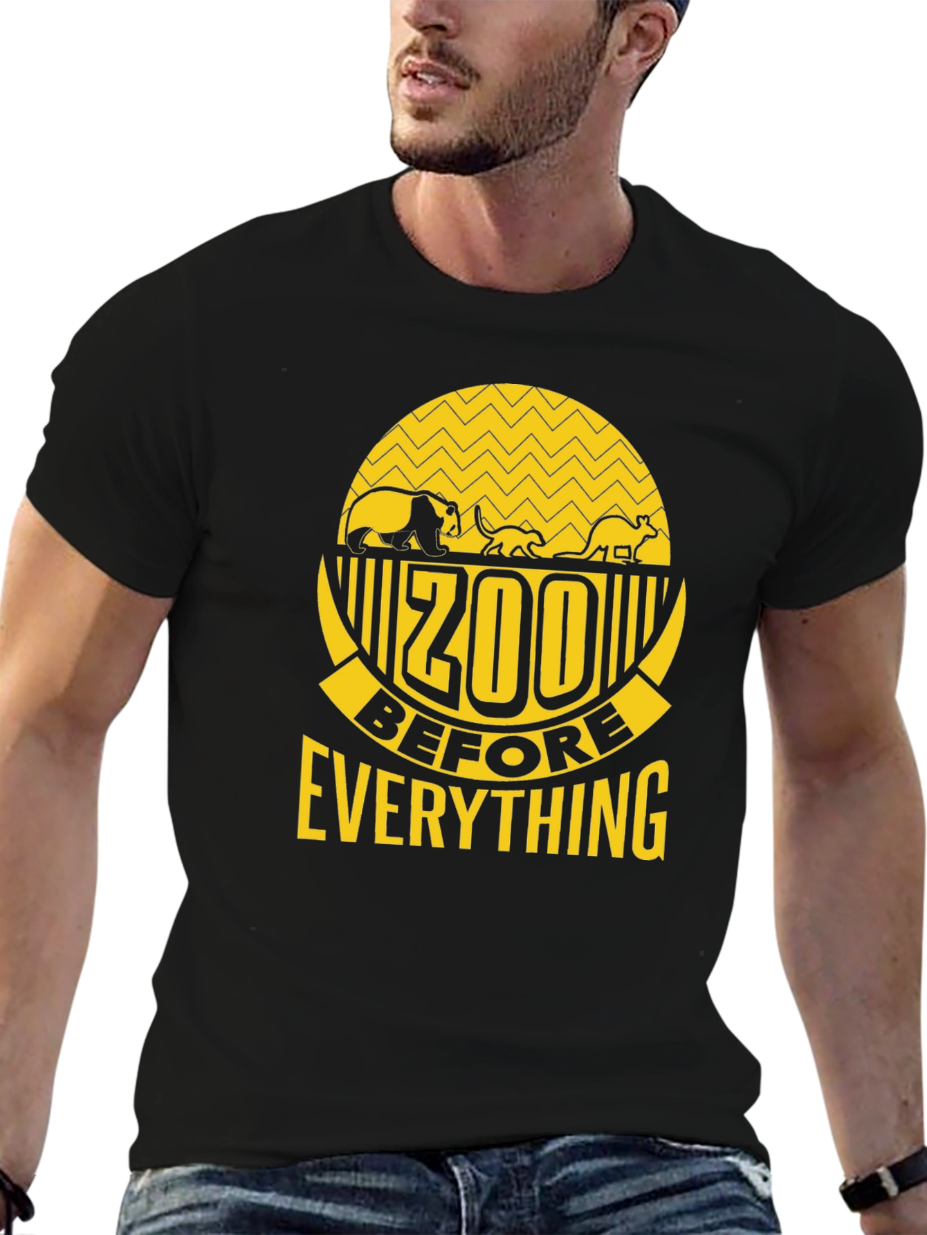 Zoo Before Everything Black T-Shirt