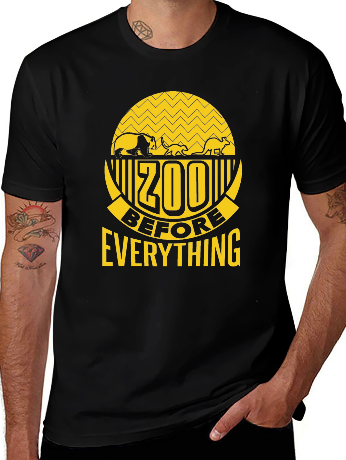 Zoo Before Everything Black T-Shirt