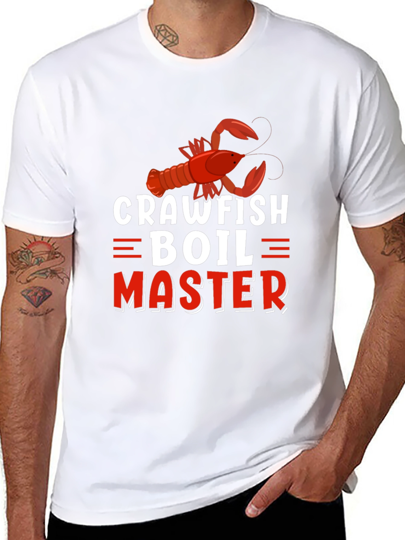 Crawfish Boil Master T-Shirt - Seafood Party Apparel