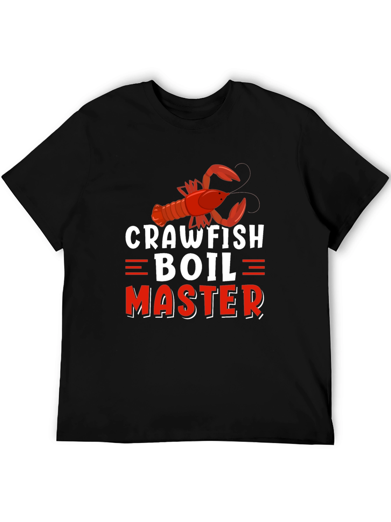 Crawfish Boil Master T-Shirt - Seafood Party Apparel