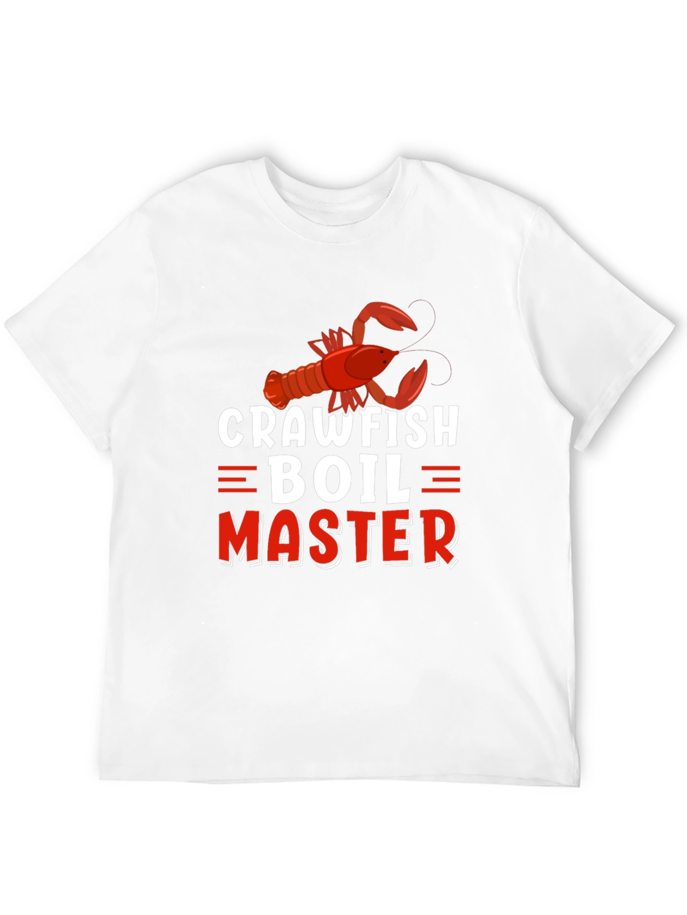 Crawfish Boil Master T-Shirt - Seafood Party Apparel