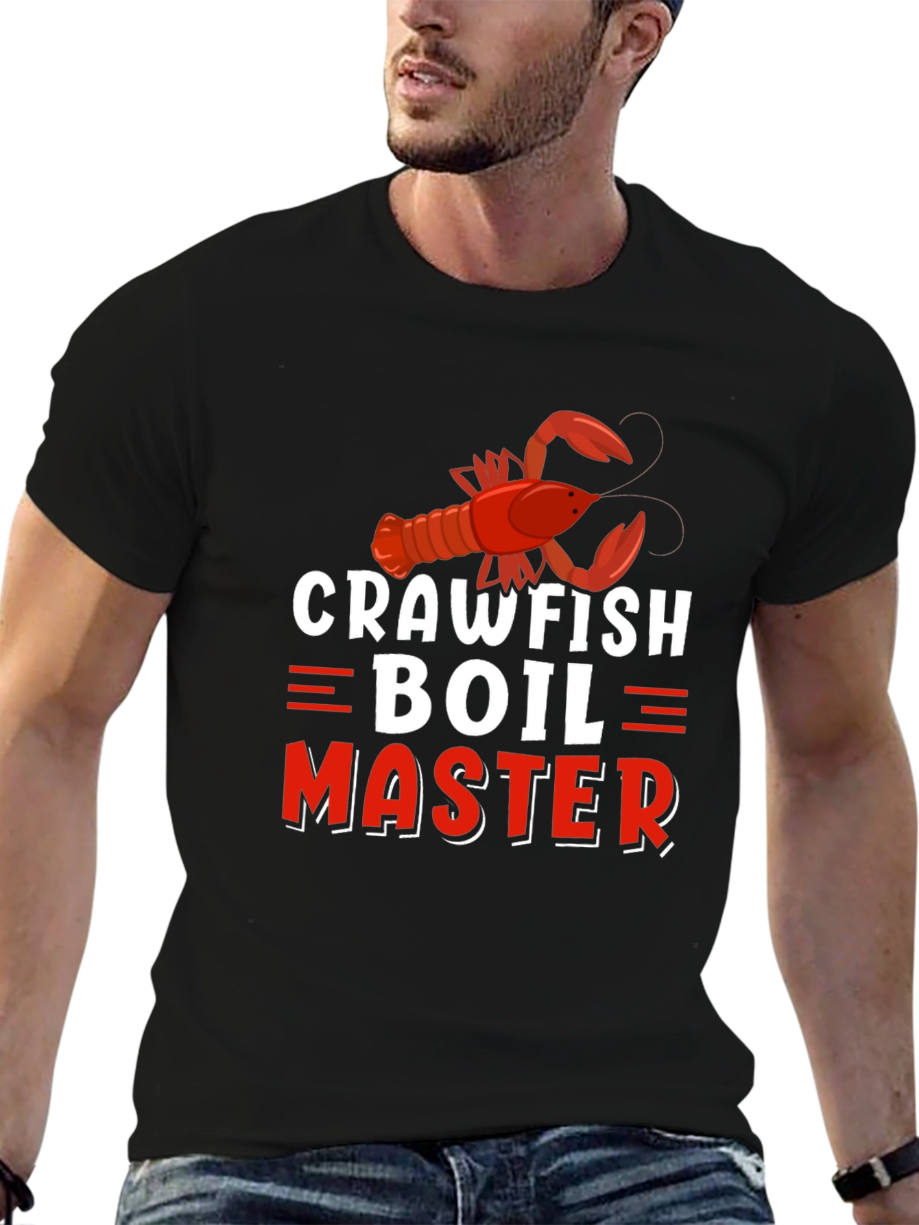 Crawfish Boil Master T-Shirt - Seafood Party Apparel