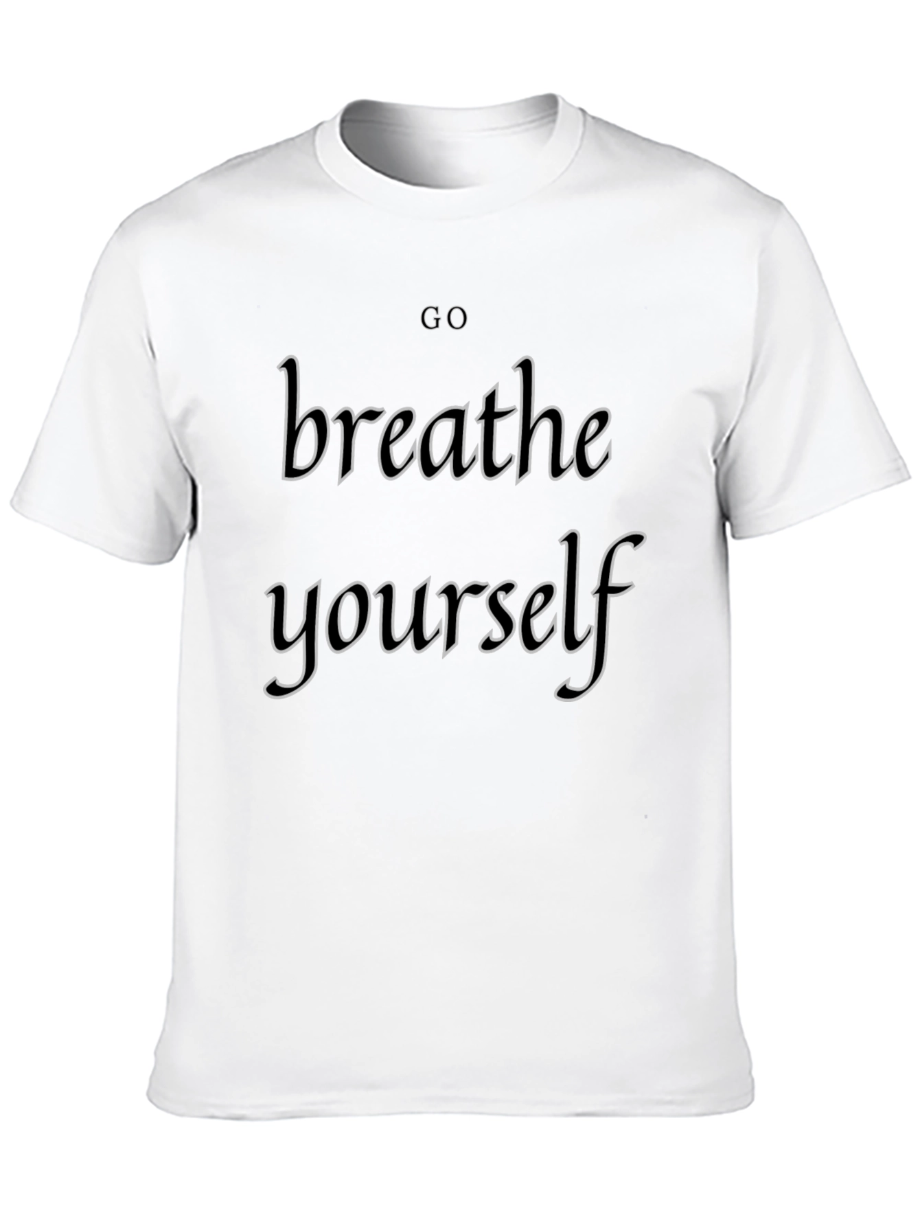 Breathe Yourself Graphic Tee - Casual Comfort
