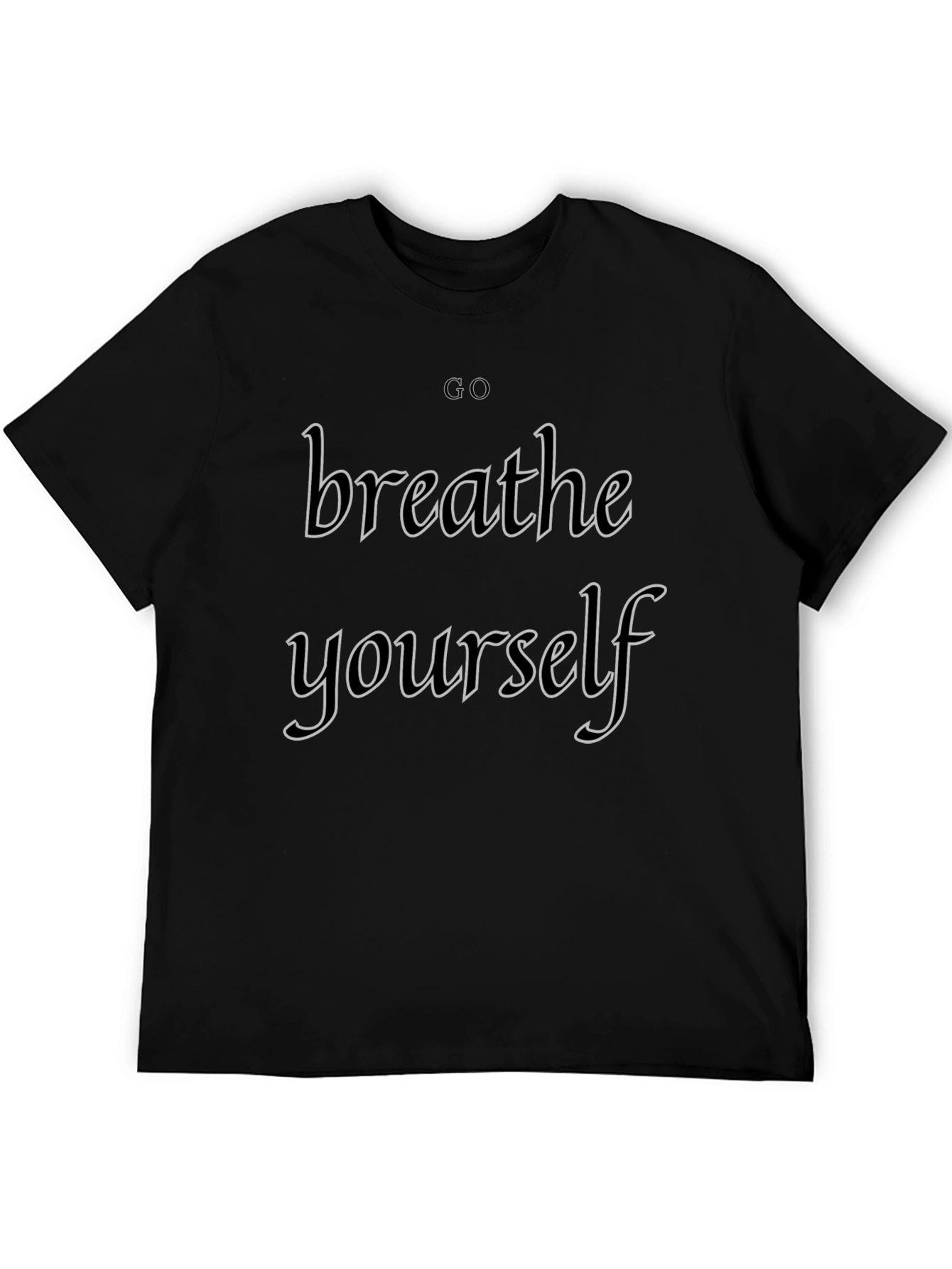 Breathe Yourself Graphic Tee - Casual Comfort