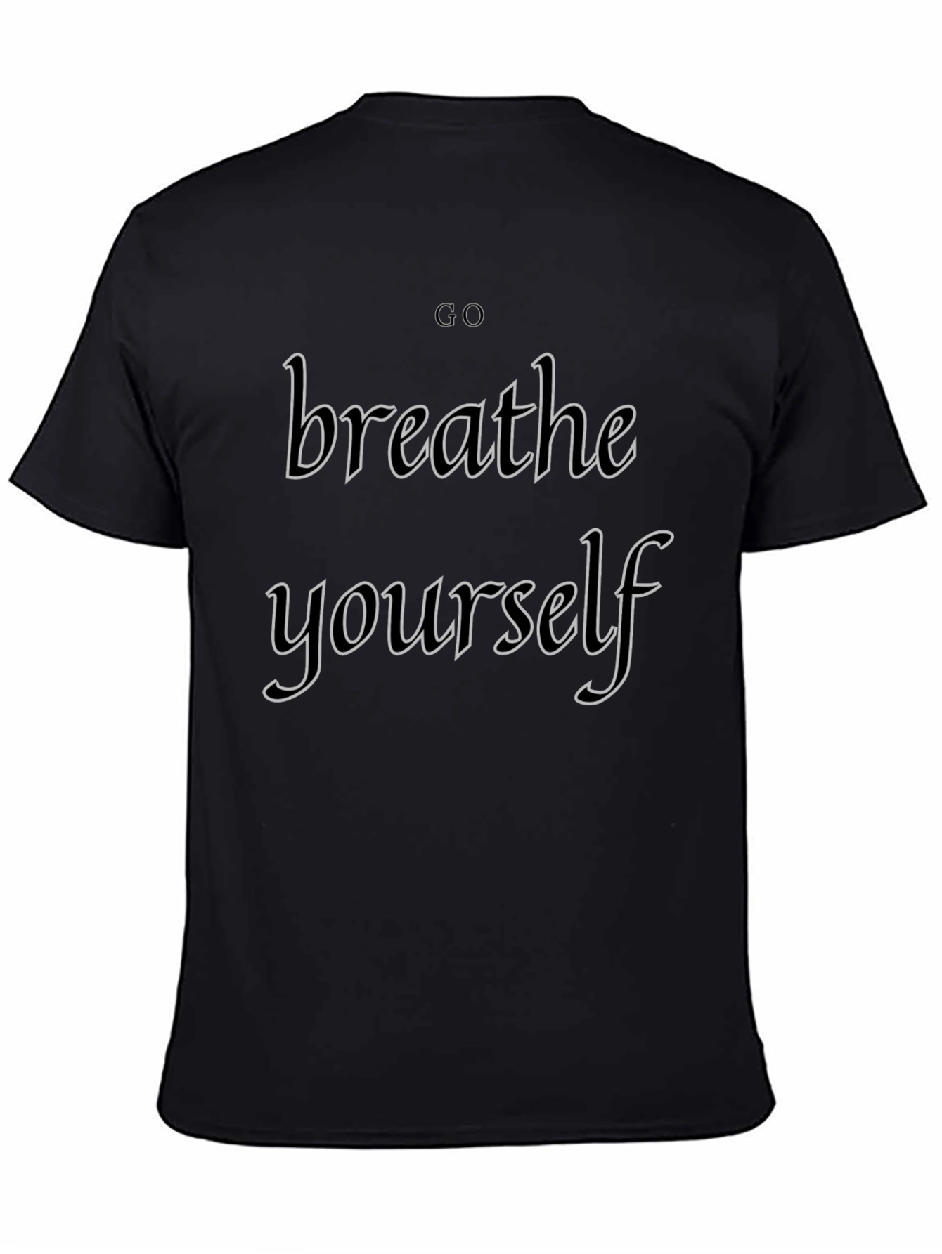 Breathe Yourself Graphic Tee - Casual Comfort