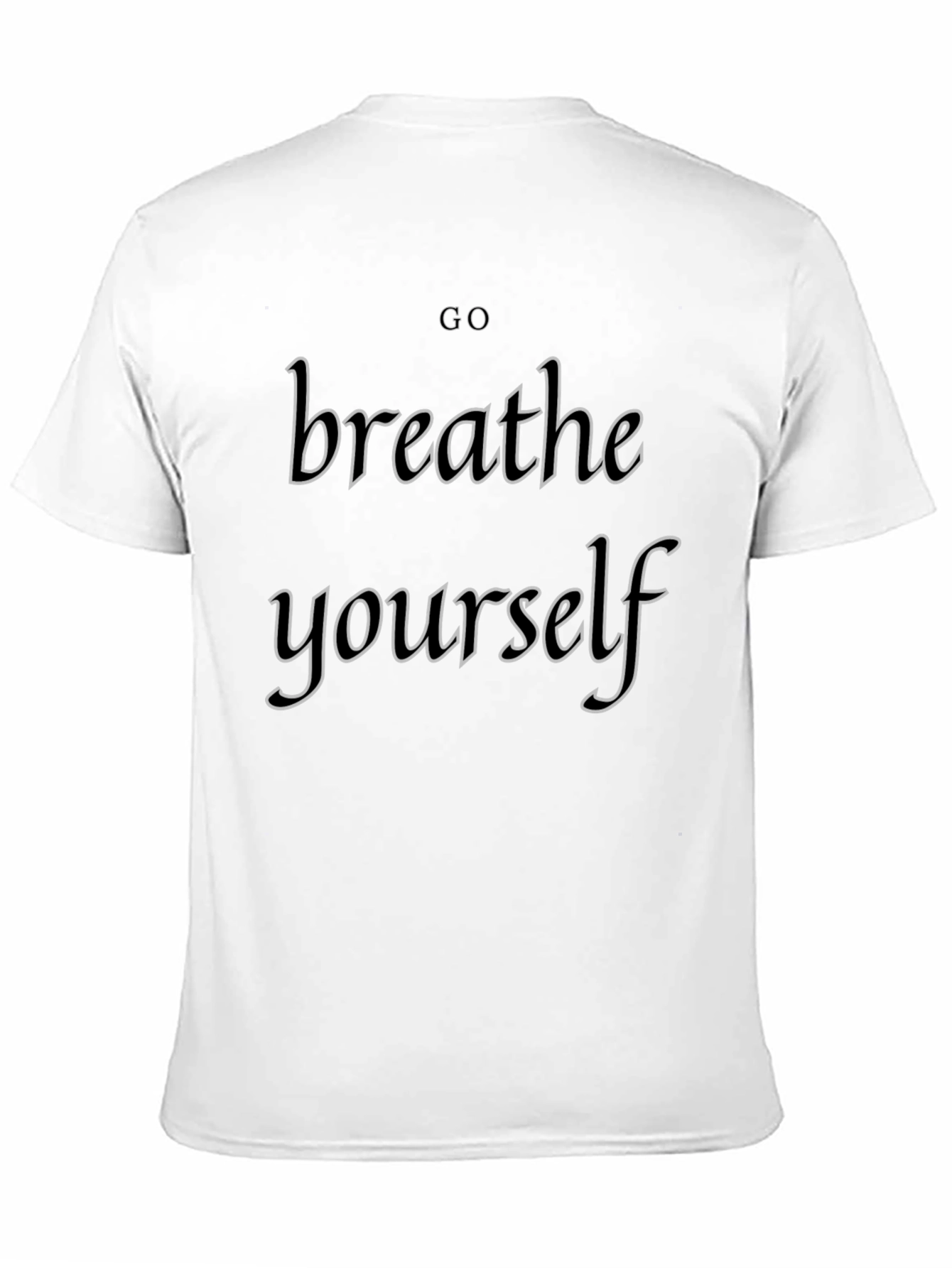 Breathe Yourself Graphic Tee - Casual Comfort