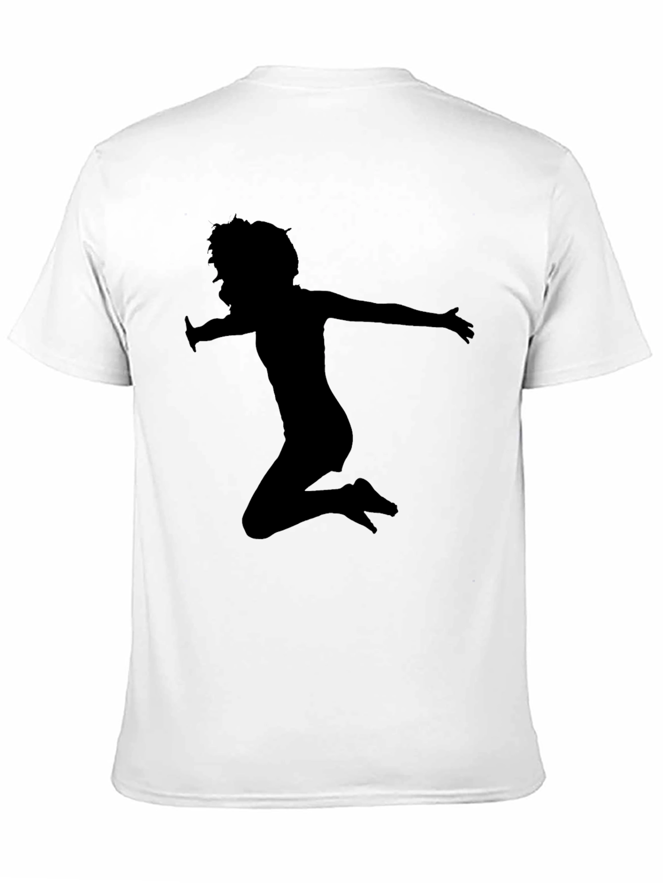 Silhouette Jump Black T-Shirt