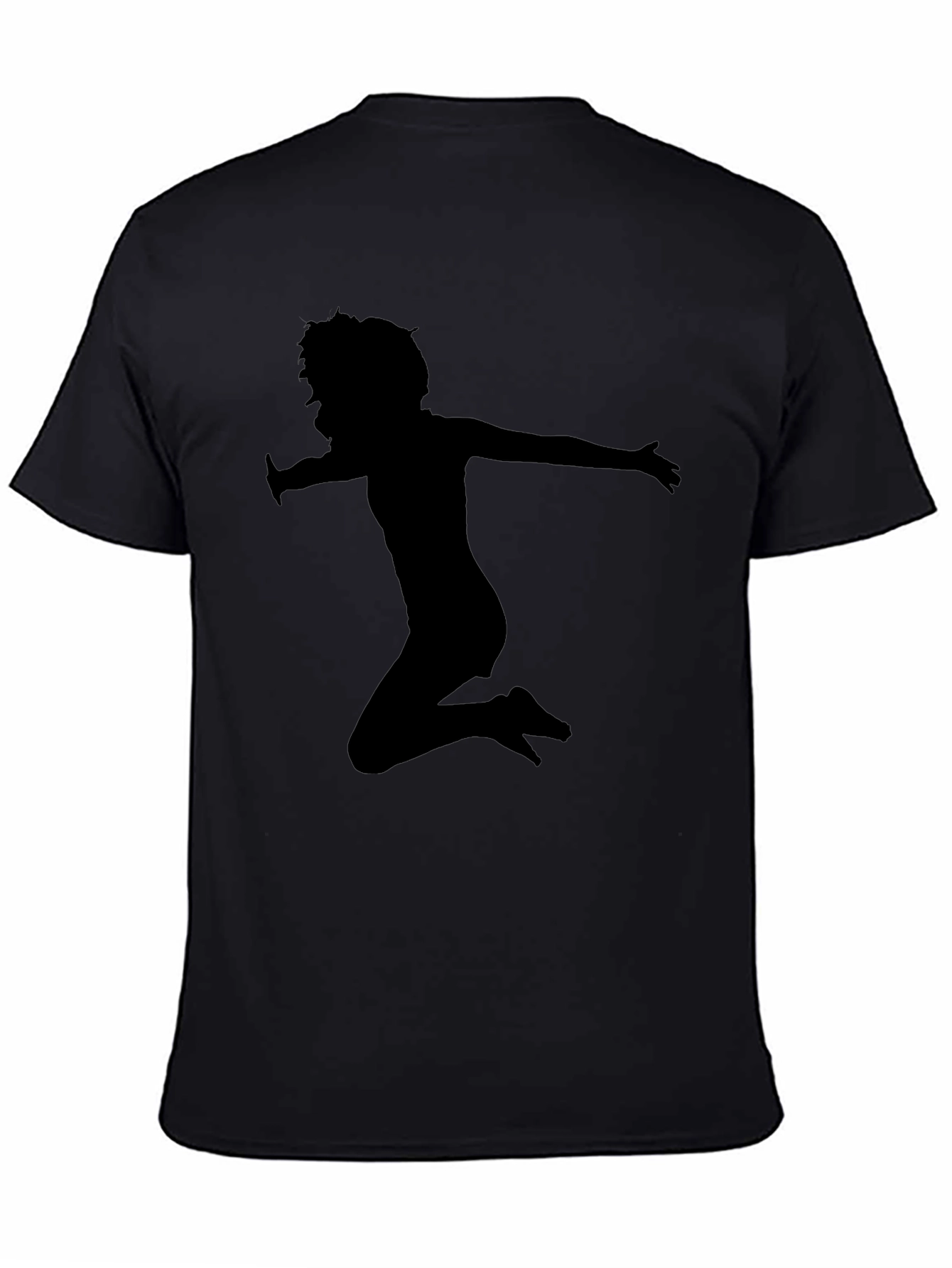 Silhouette Jump Black T-Shirt