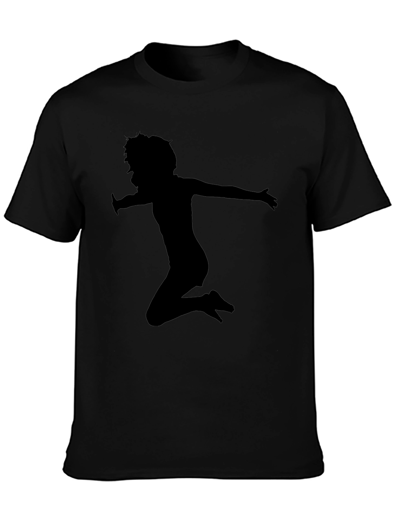 Silhouette Jump Black T-Shirt