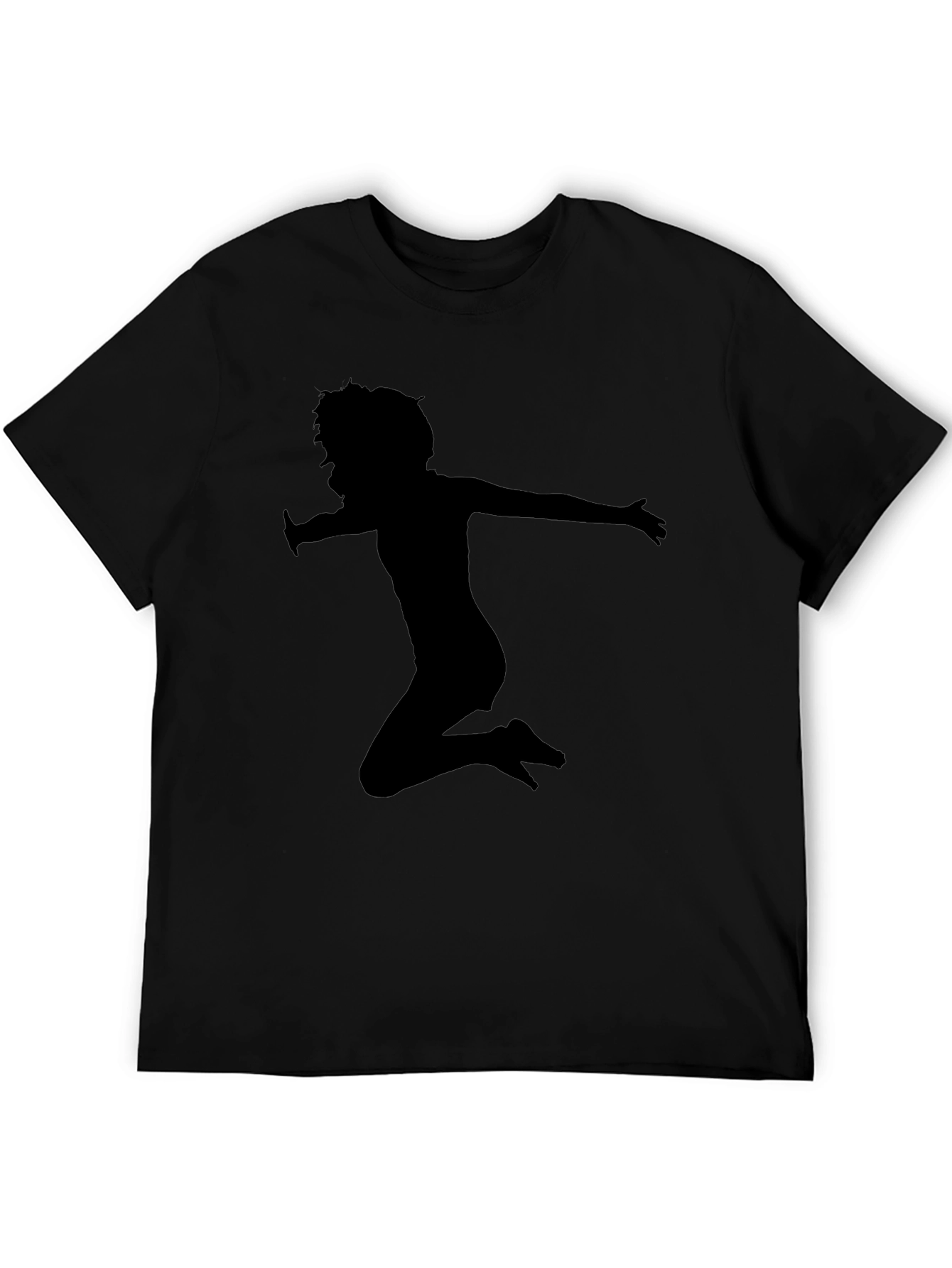 Silhouette Jump Black T-Shirt