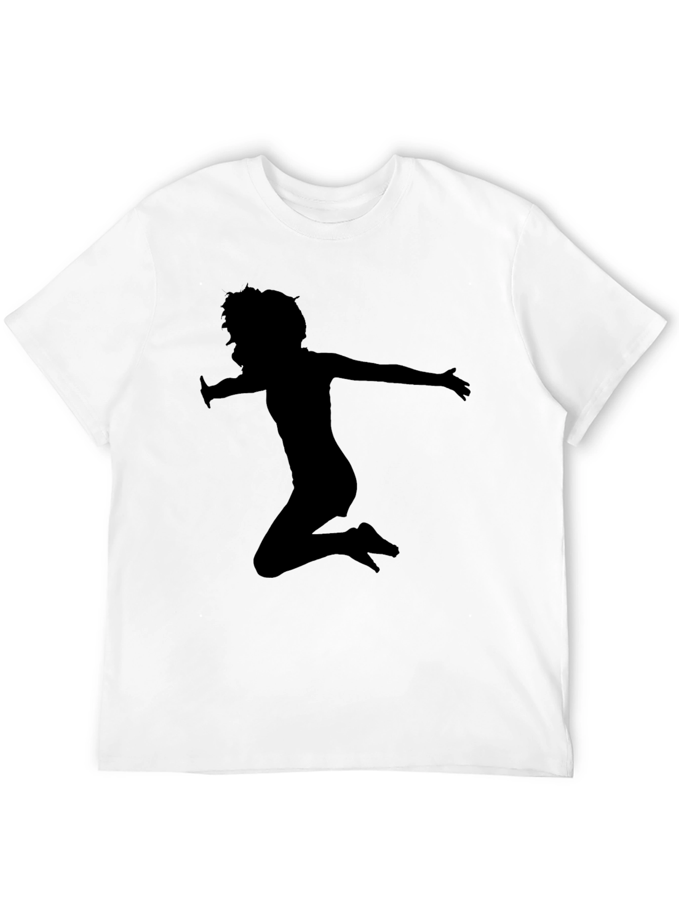 Silhouette Jump Black T-Shirt