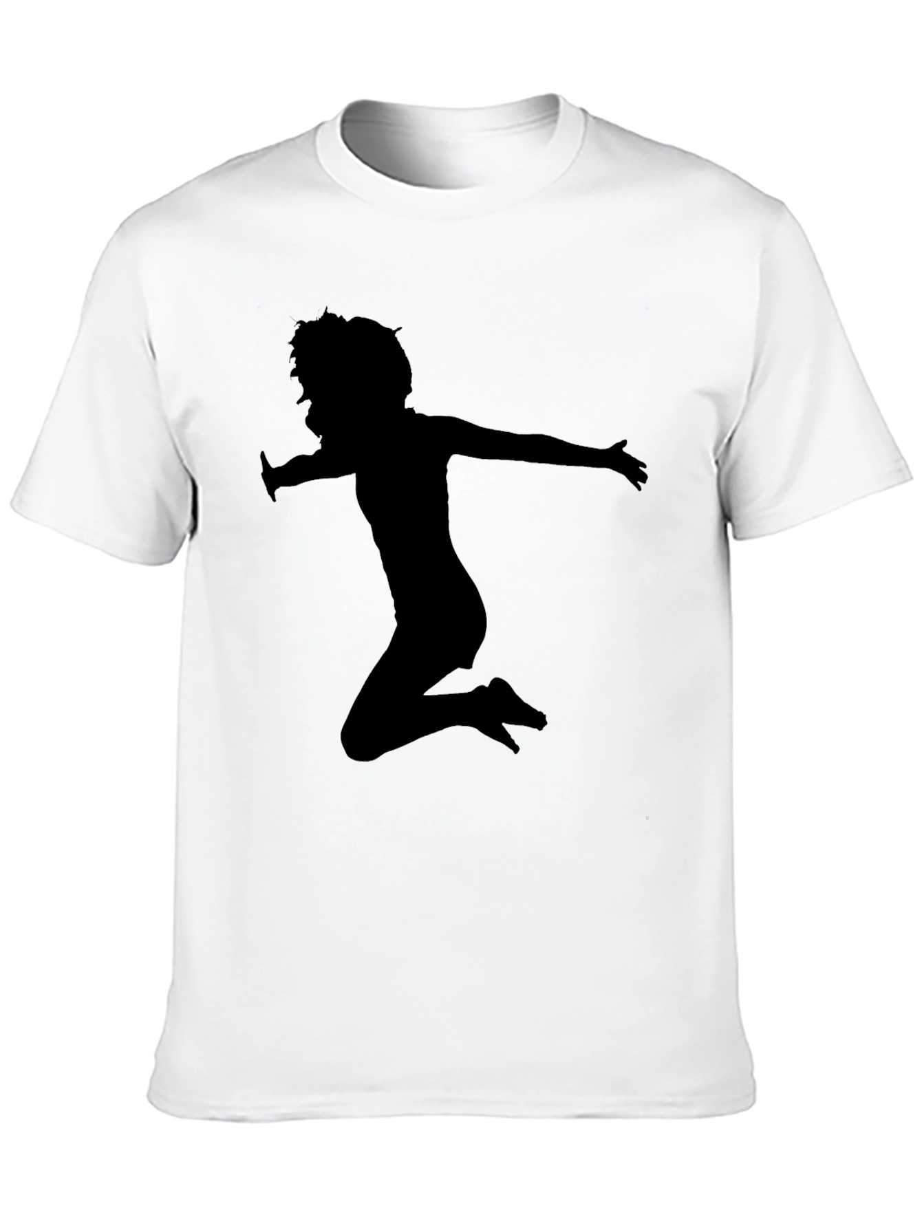 Silhouette Jump Black T-Shirt