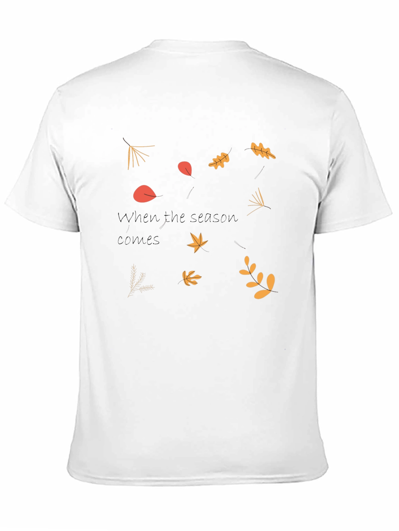 Autumn Leaves Graphic Tee - Seasonal Style