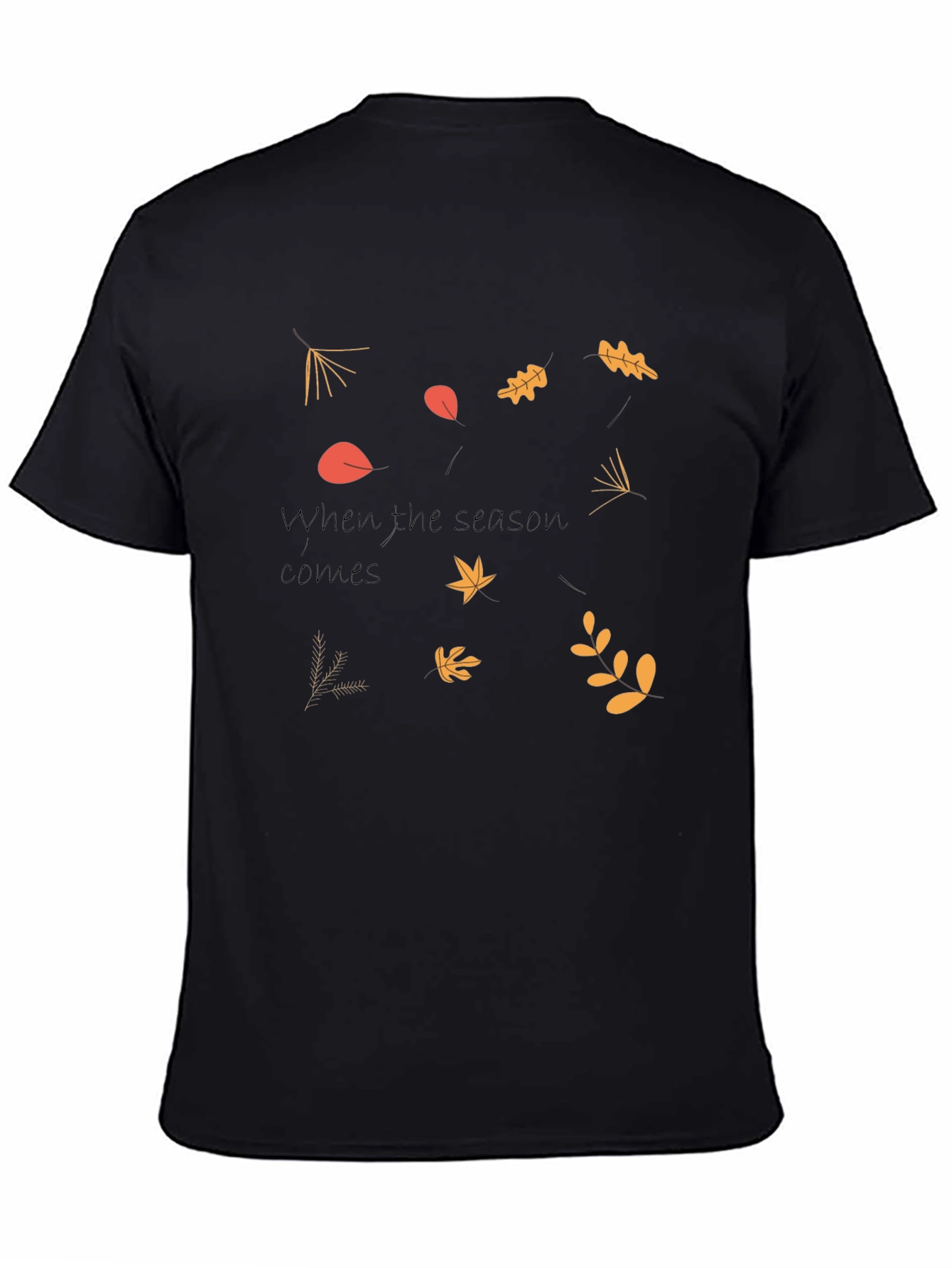 Autumn Leaves Graphic Tee - Seasonal Style