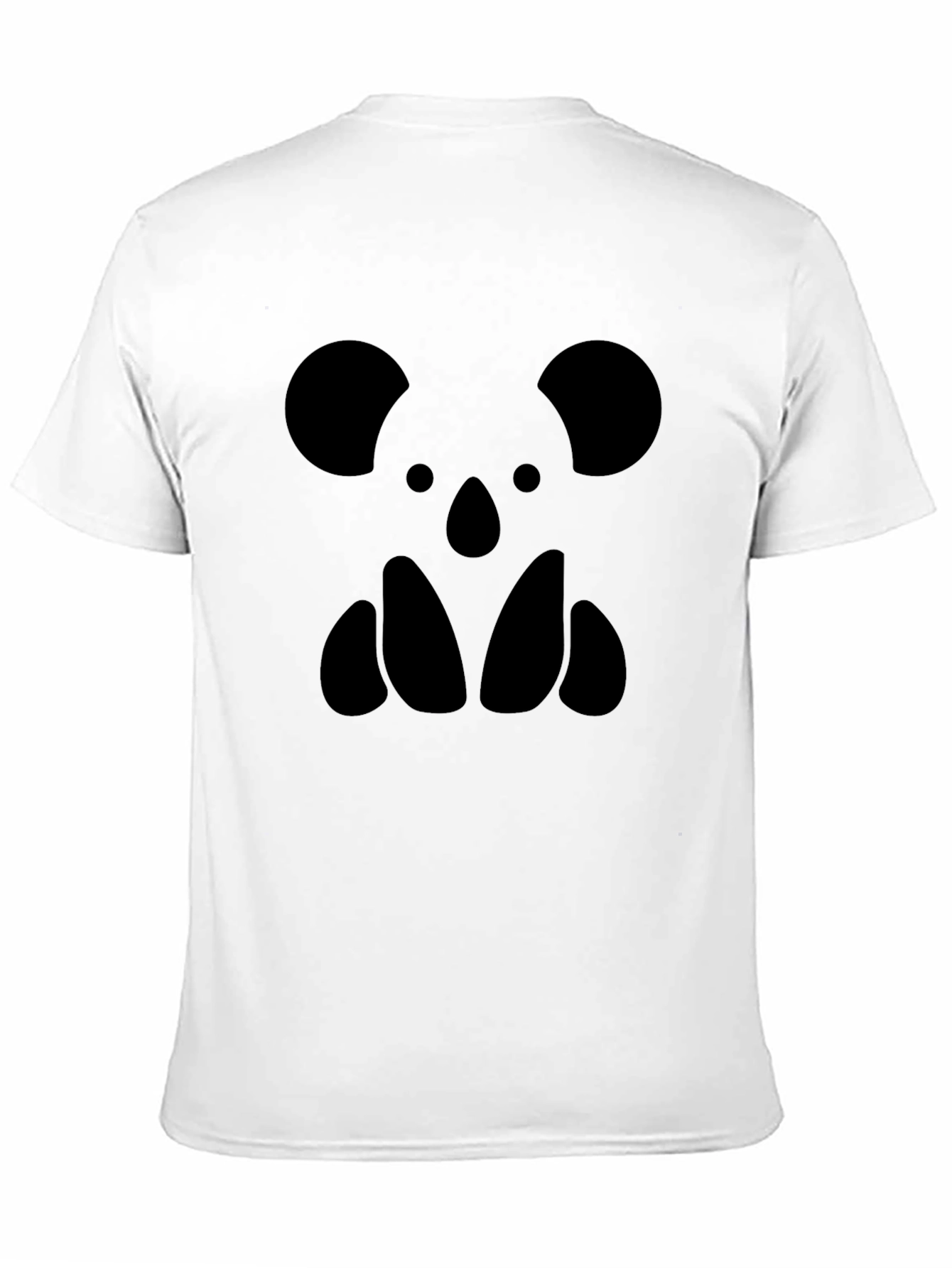 Black Graphic Tee - Koala Bear Silhouette