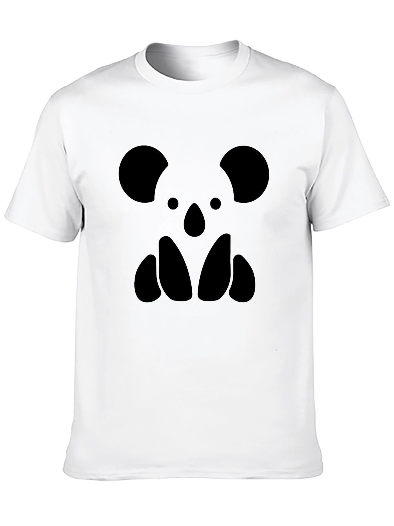 Black Graphic Tee - Koala Bear Silhouette