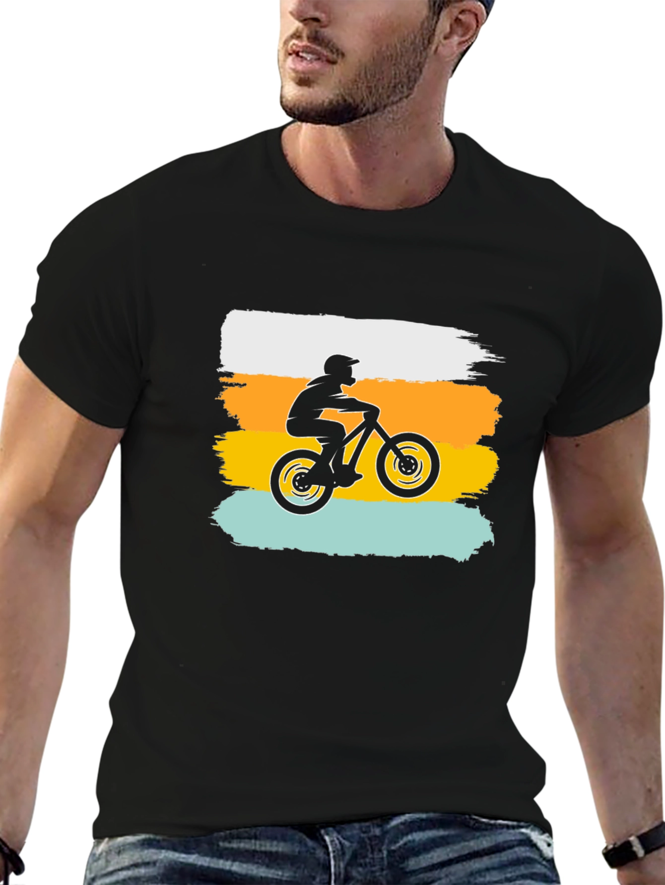 Mountain Biker Graphic Tee - Ride in Style!