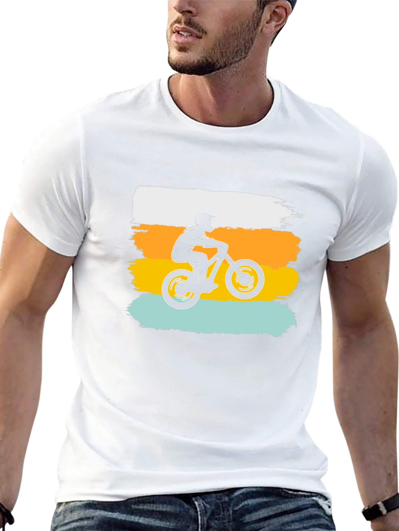 Mountain Biker Graphic Tee - Ride in Style!