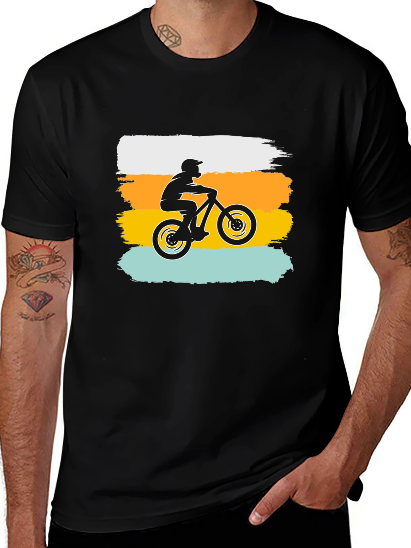 Mountain Biker Graphic Tee - Ride in Style!