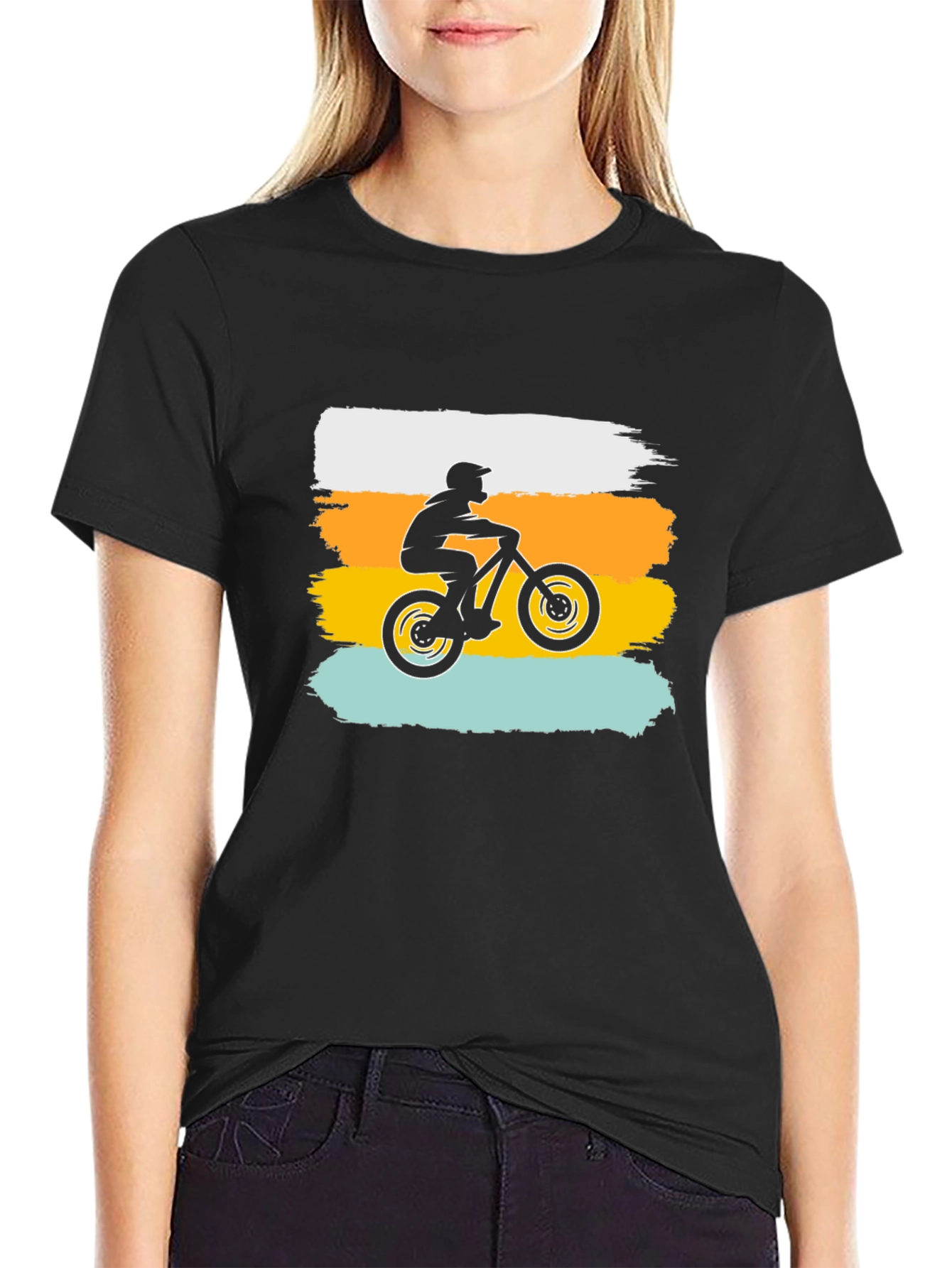 Mountain Biker Graphic Tee - Ride in Style!
