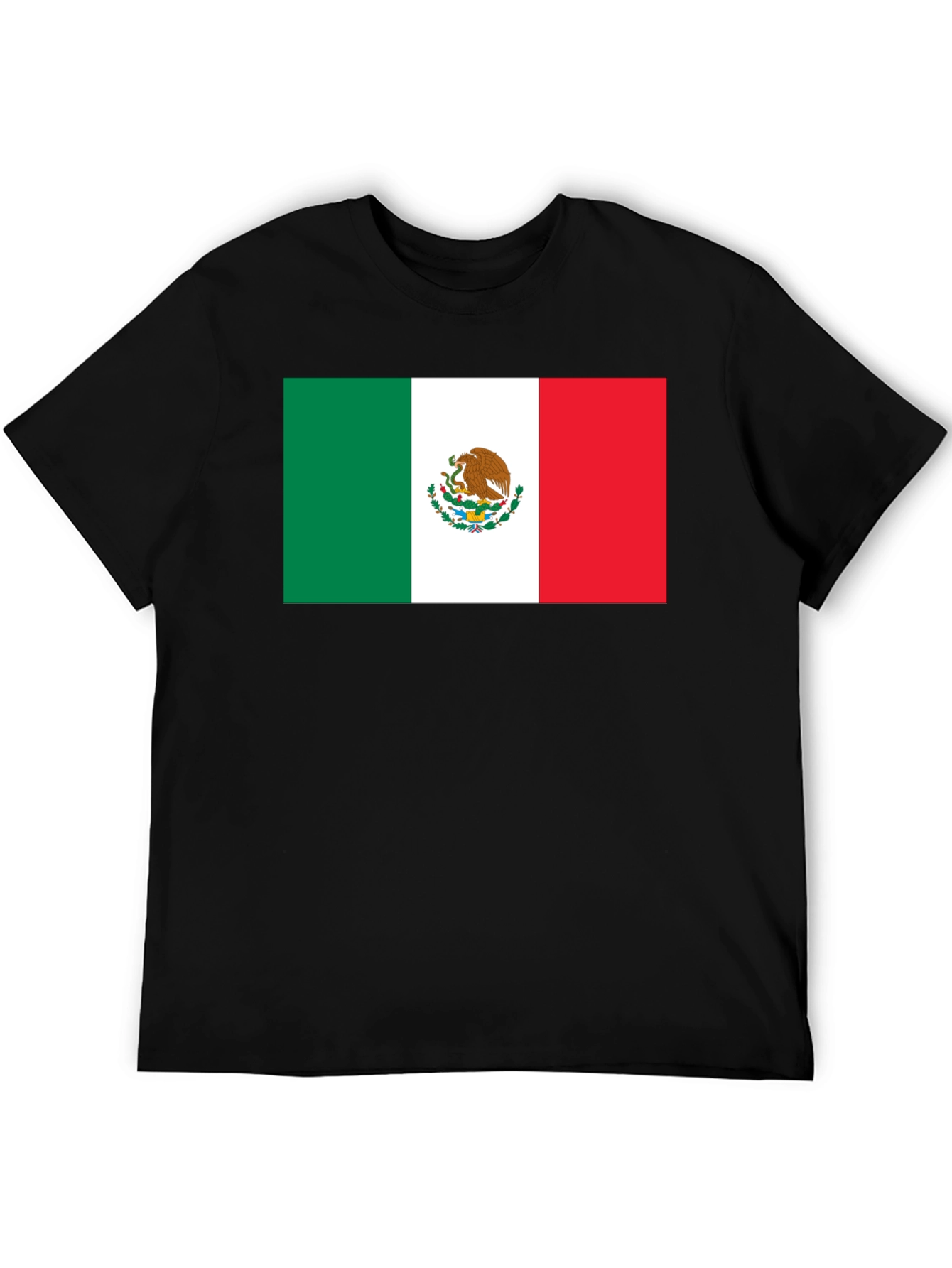 Mexico Flag T-Shirt - Black